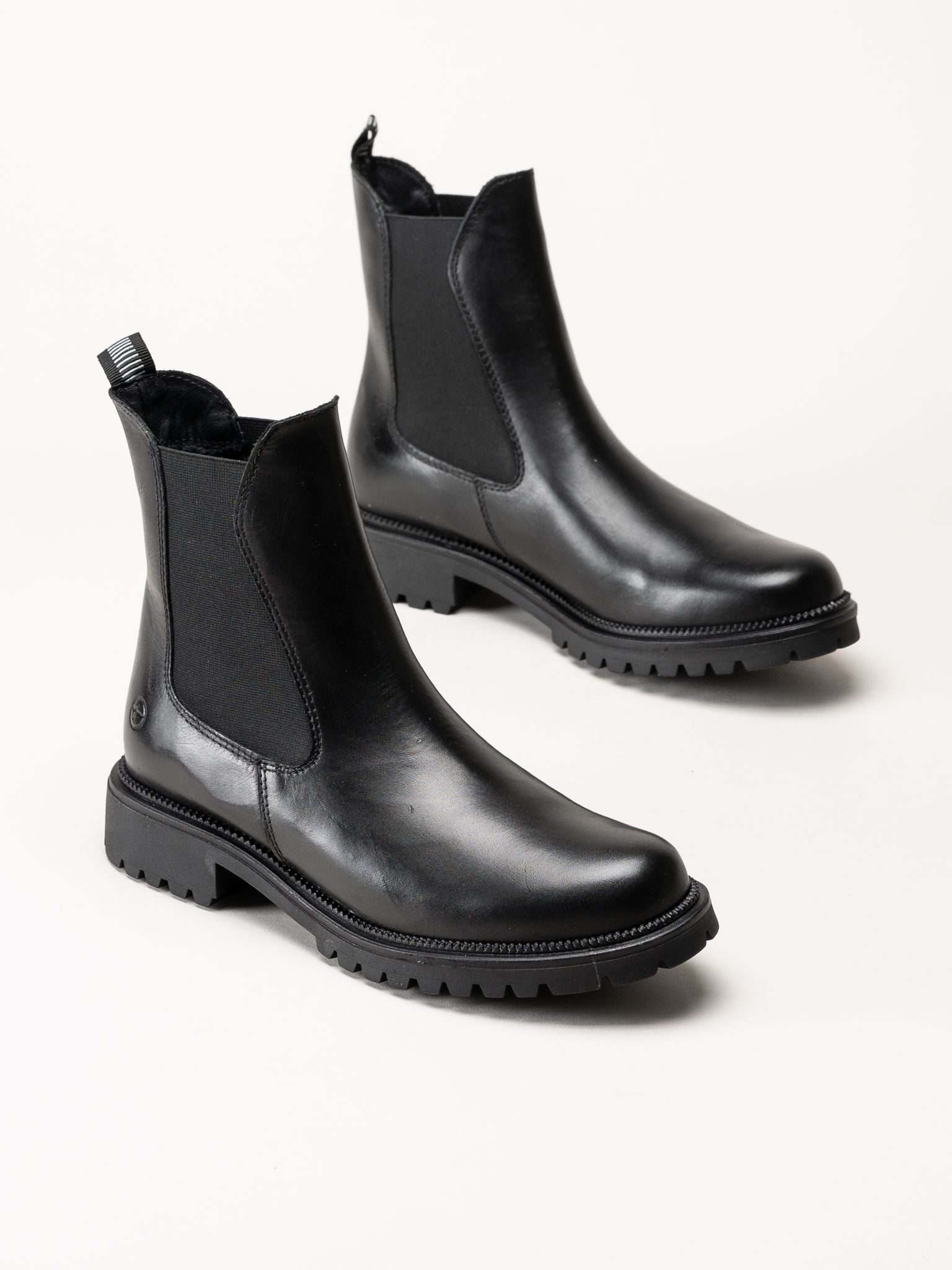 Tamaris - Svarta chelsea boots