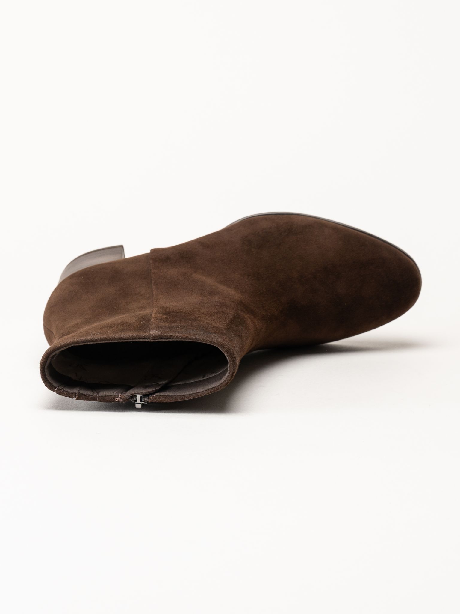 Caprice - Mörkbruna fodrade mockaboots