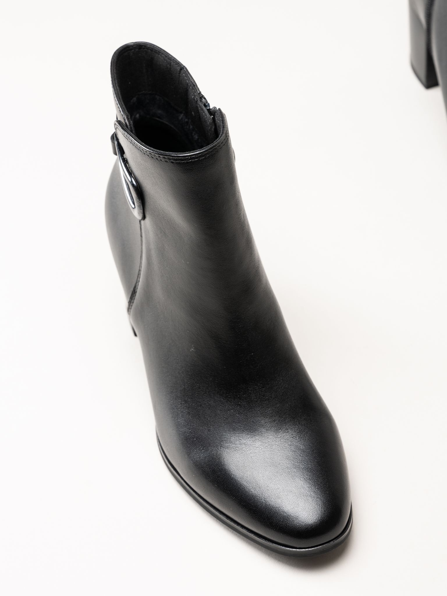 Caprice - Svarta skinnboots