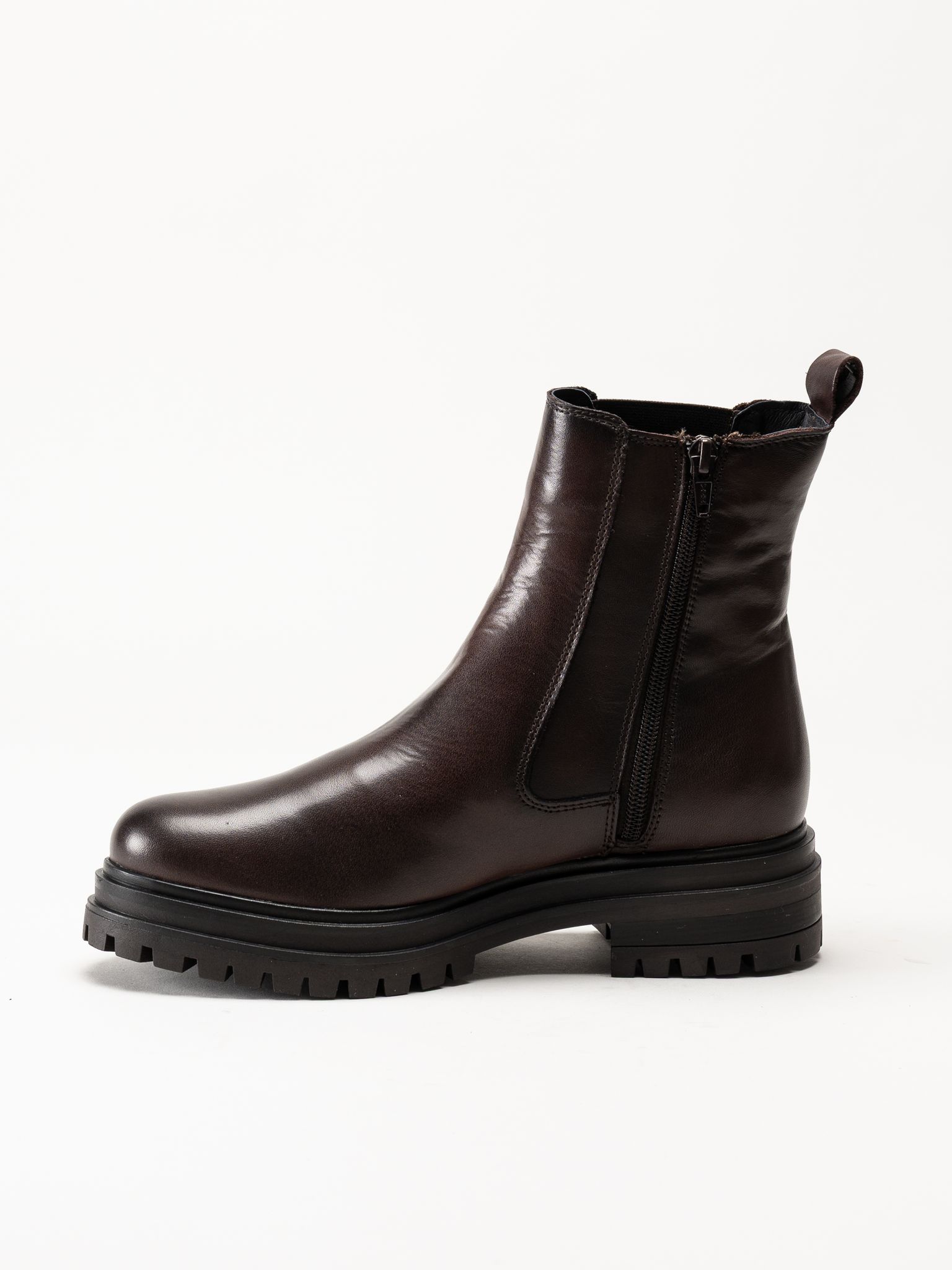 Rosa Negra - Mörkbruna skinnboots