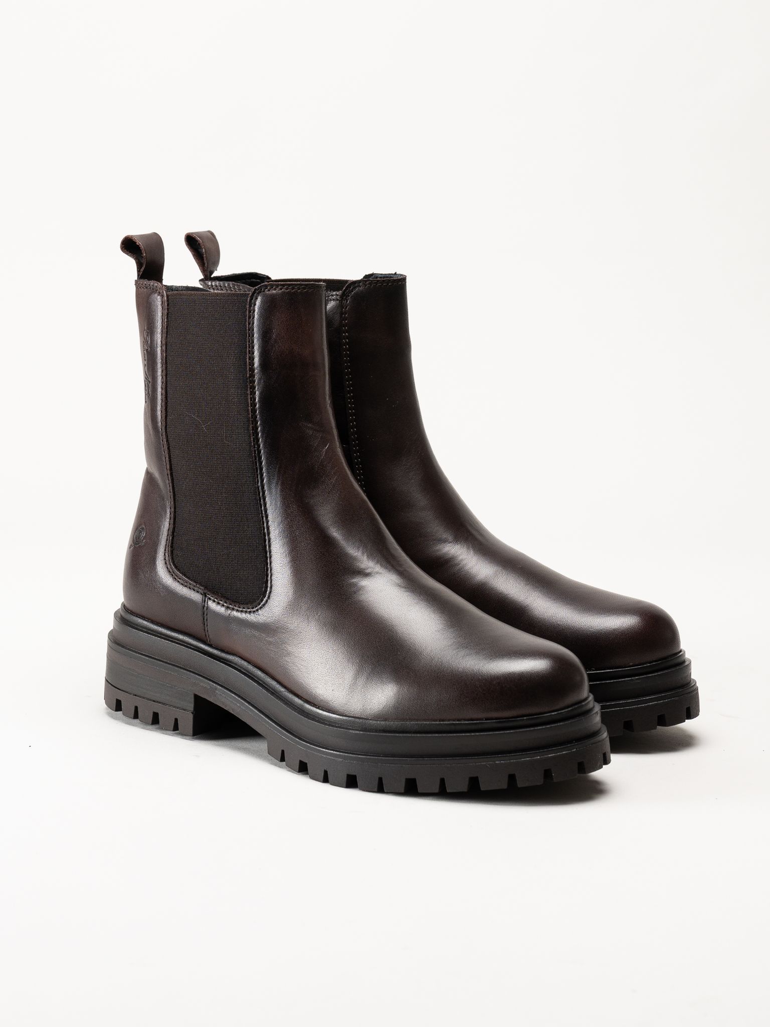 Rosa Negra - Mörkbruna skinnboots