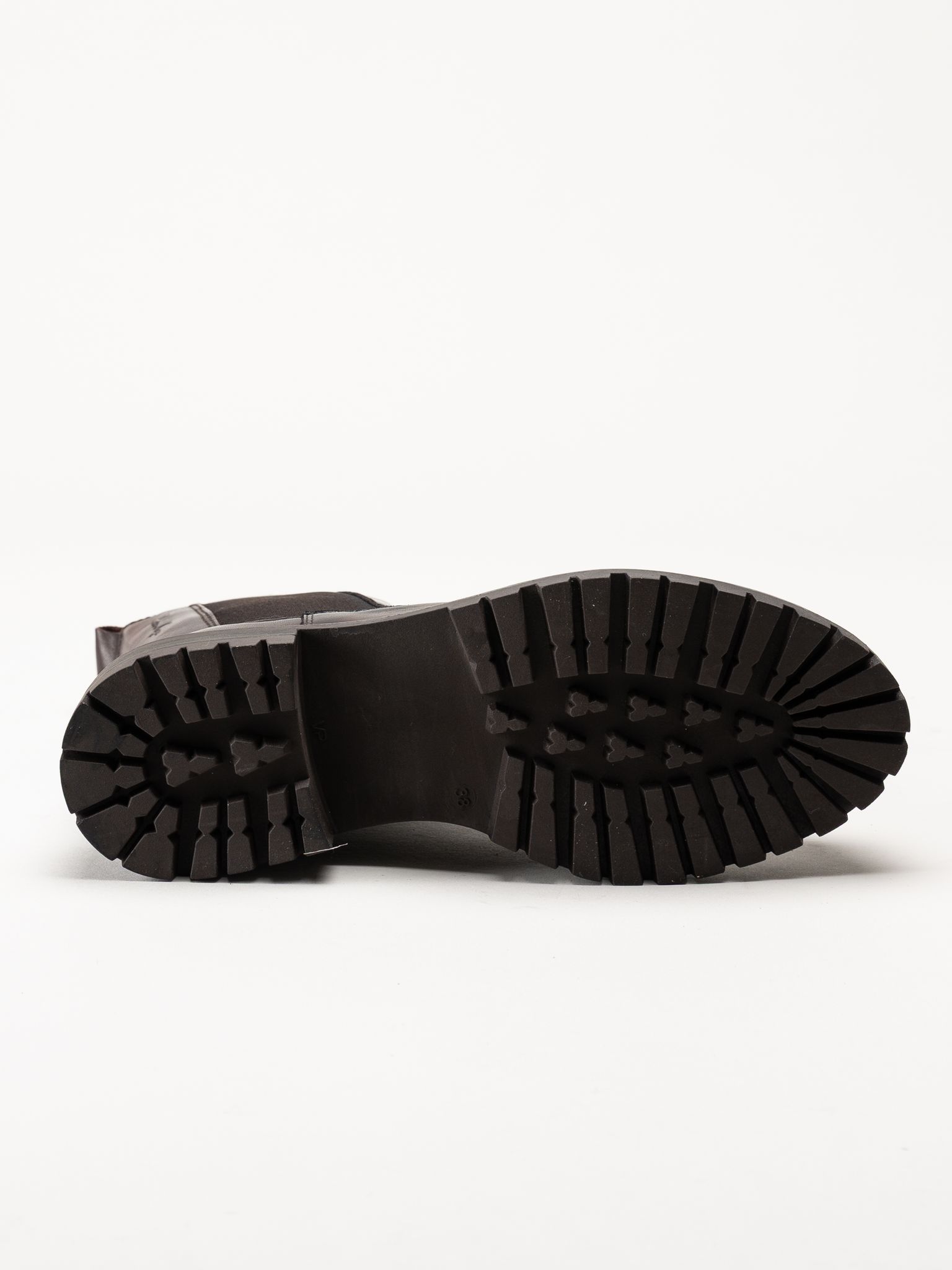 Rosa Negra - Mörkbruna skinnboots