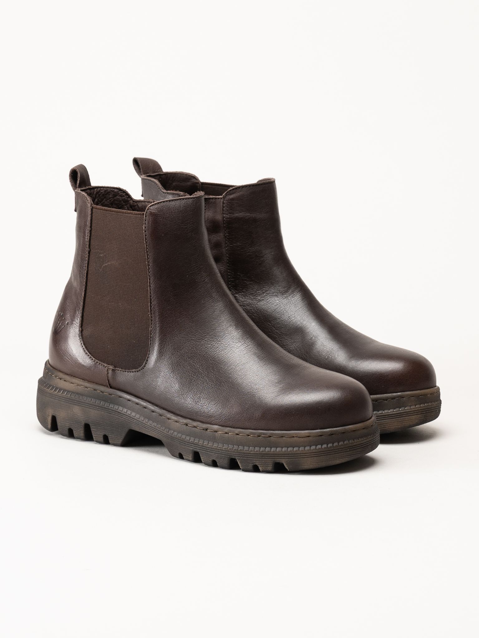 Charlotte of Sweden - Mörkbruna resårboots