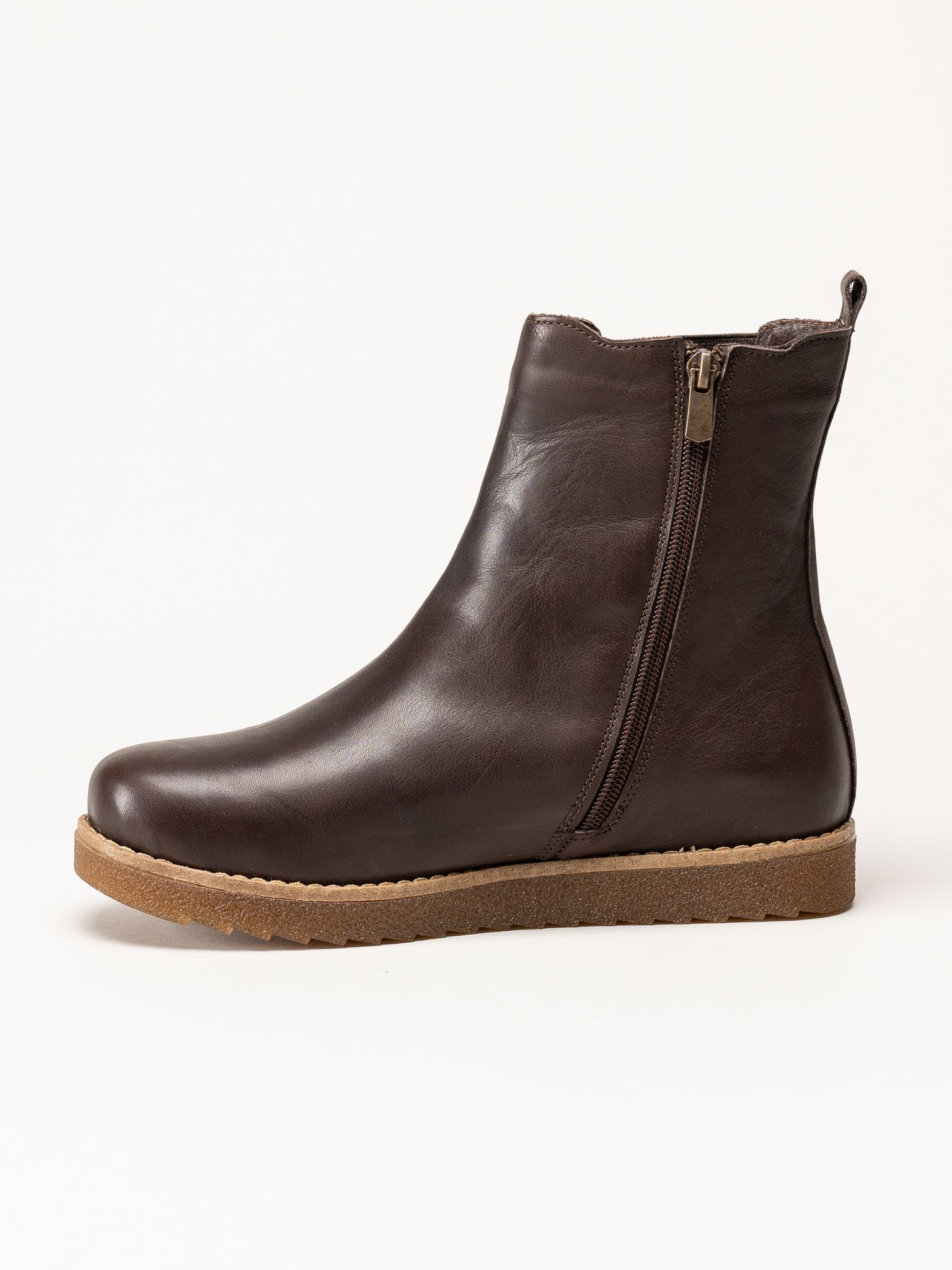 Charlotte of Sweden - Mörkbruna boots