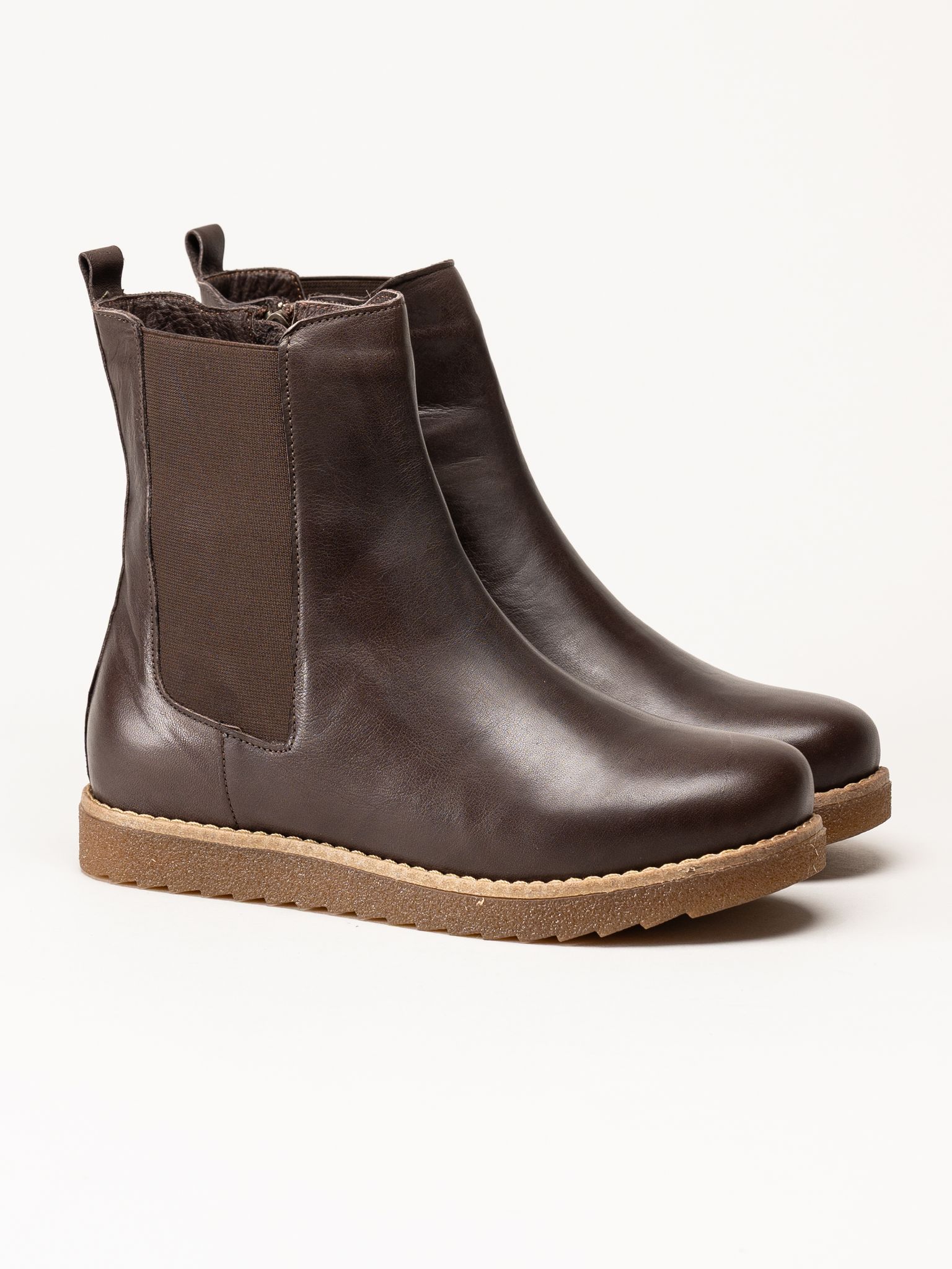 Charlotte of Sweden - Mörkbruna boots