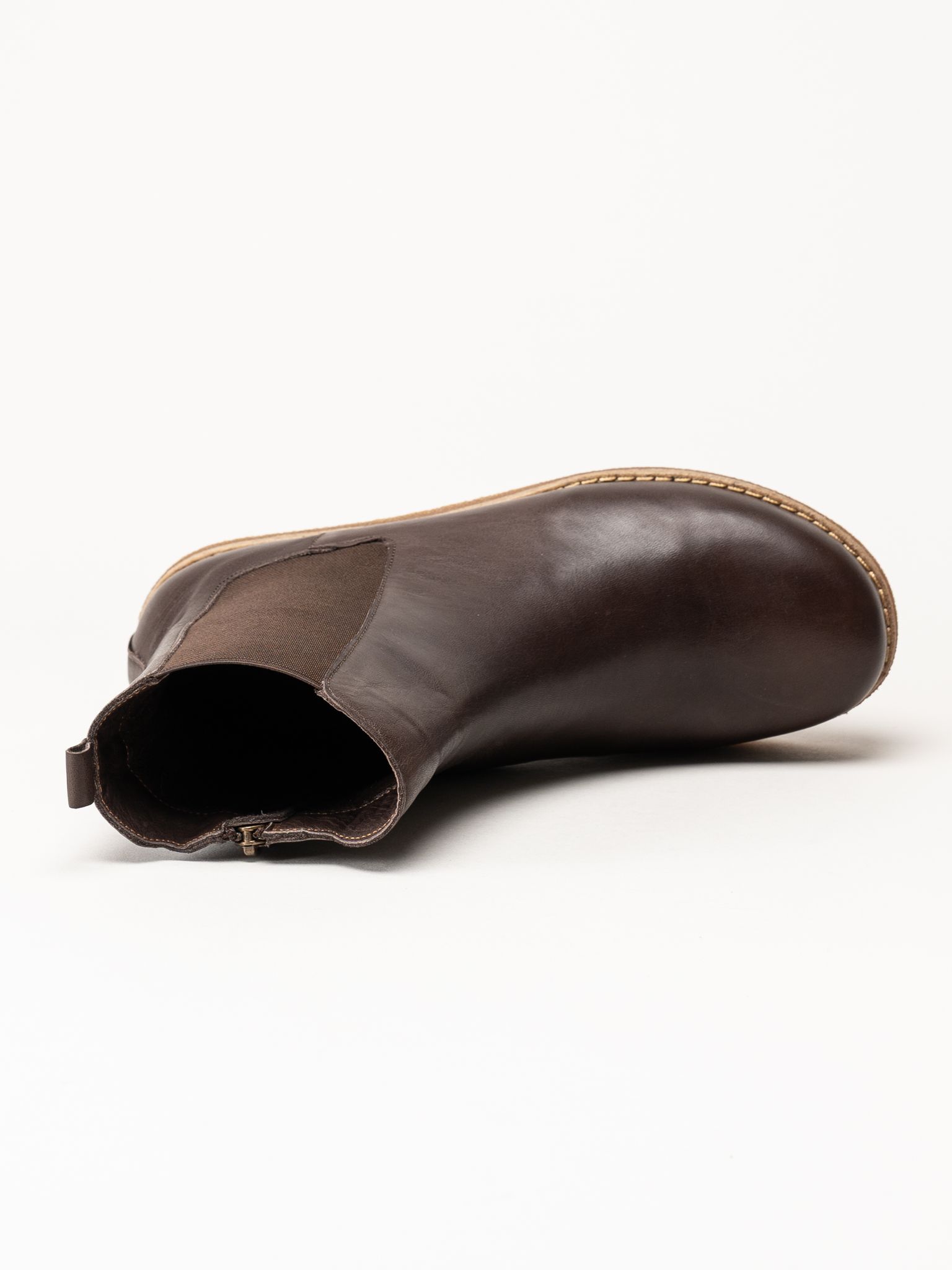 Charlotte of Sweden - Mörkbruna boots