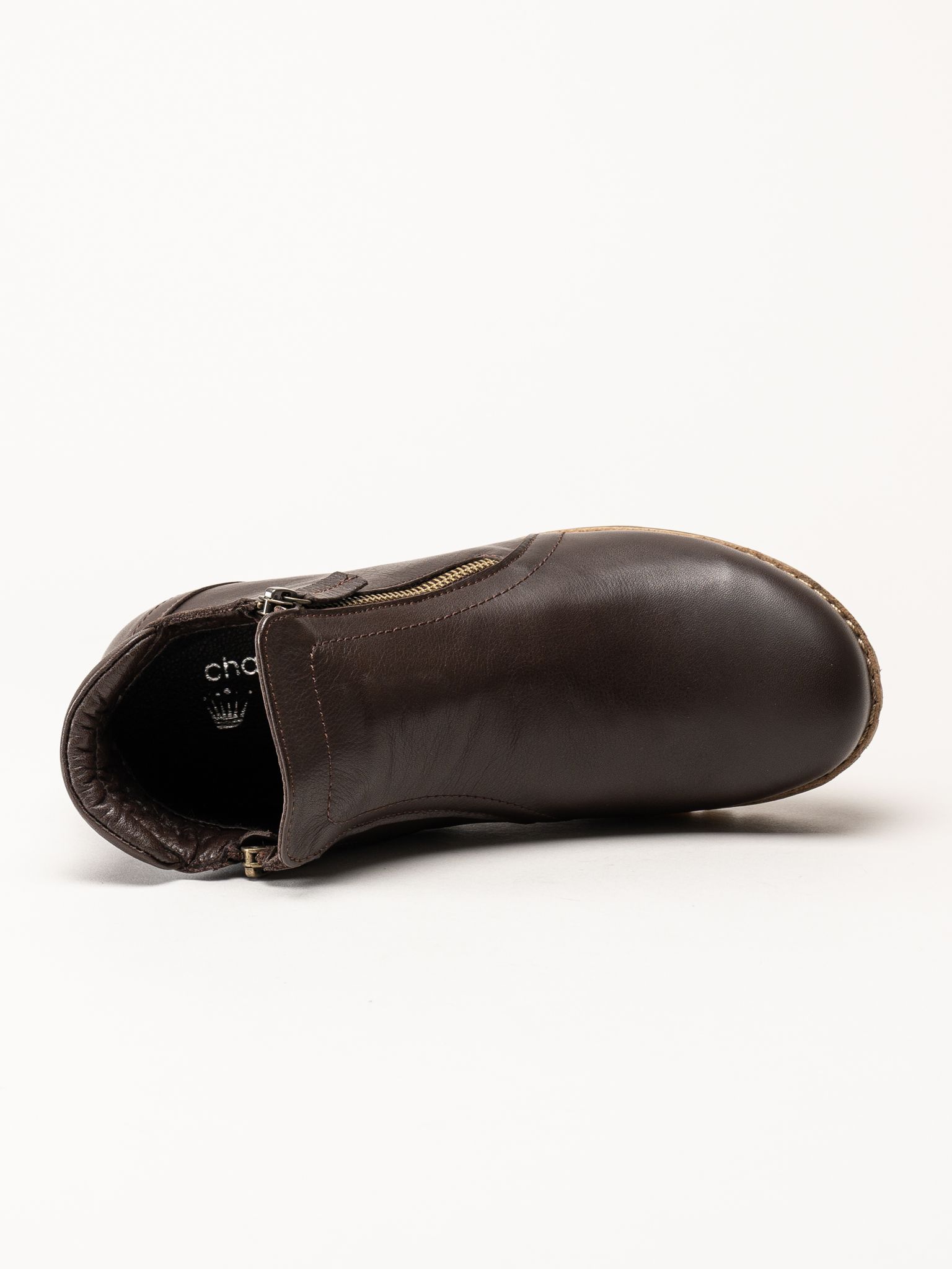 Charlotte of Sweden - Mörkbruna boots