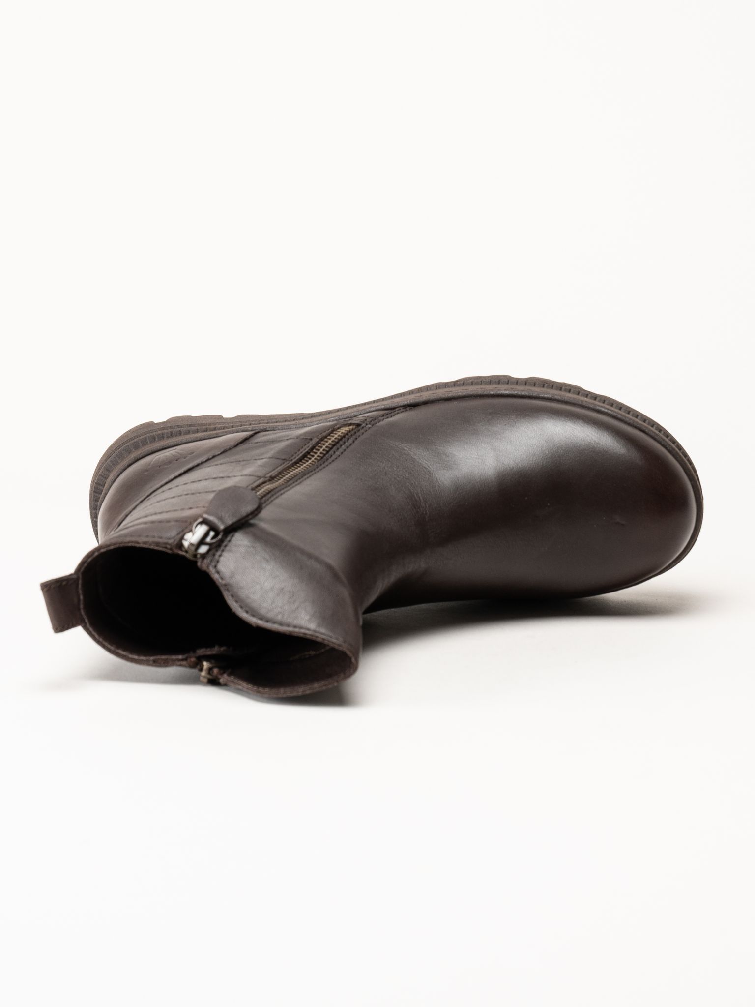 Charlotte of Sweden - Mörkbruna boots