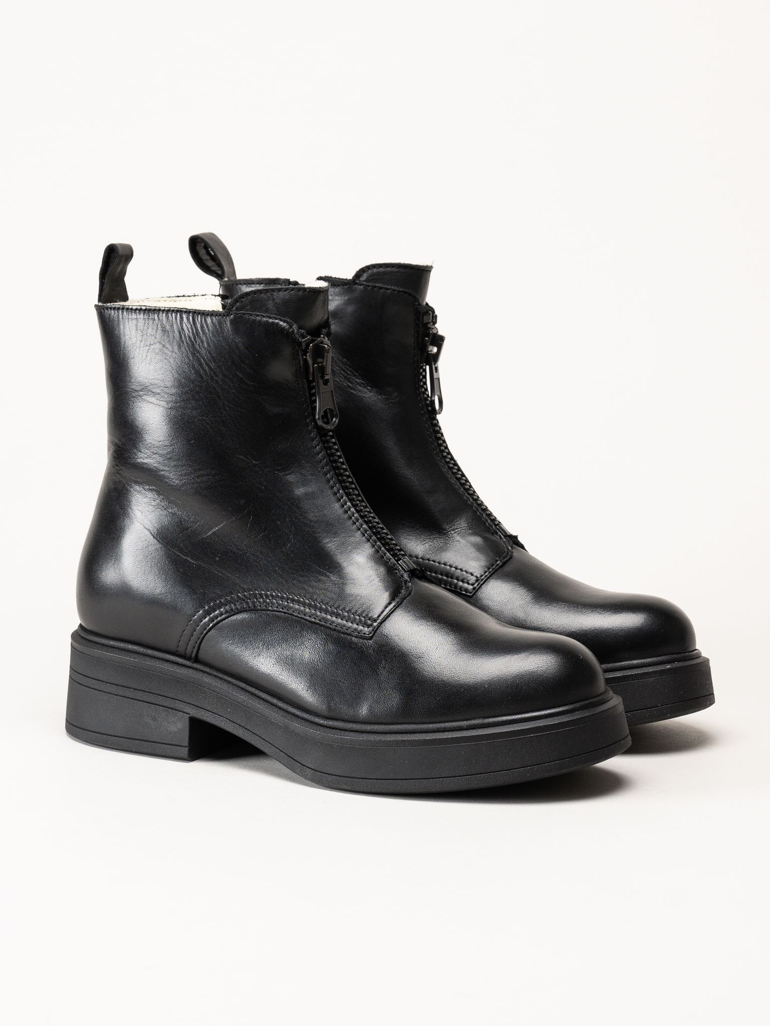 Johnny Bulls - Svarta fodrade boots