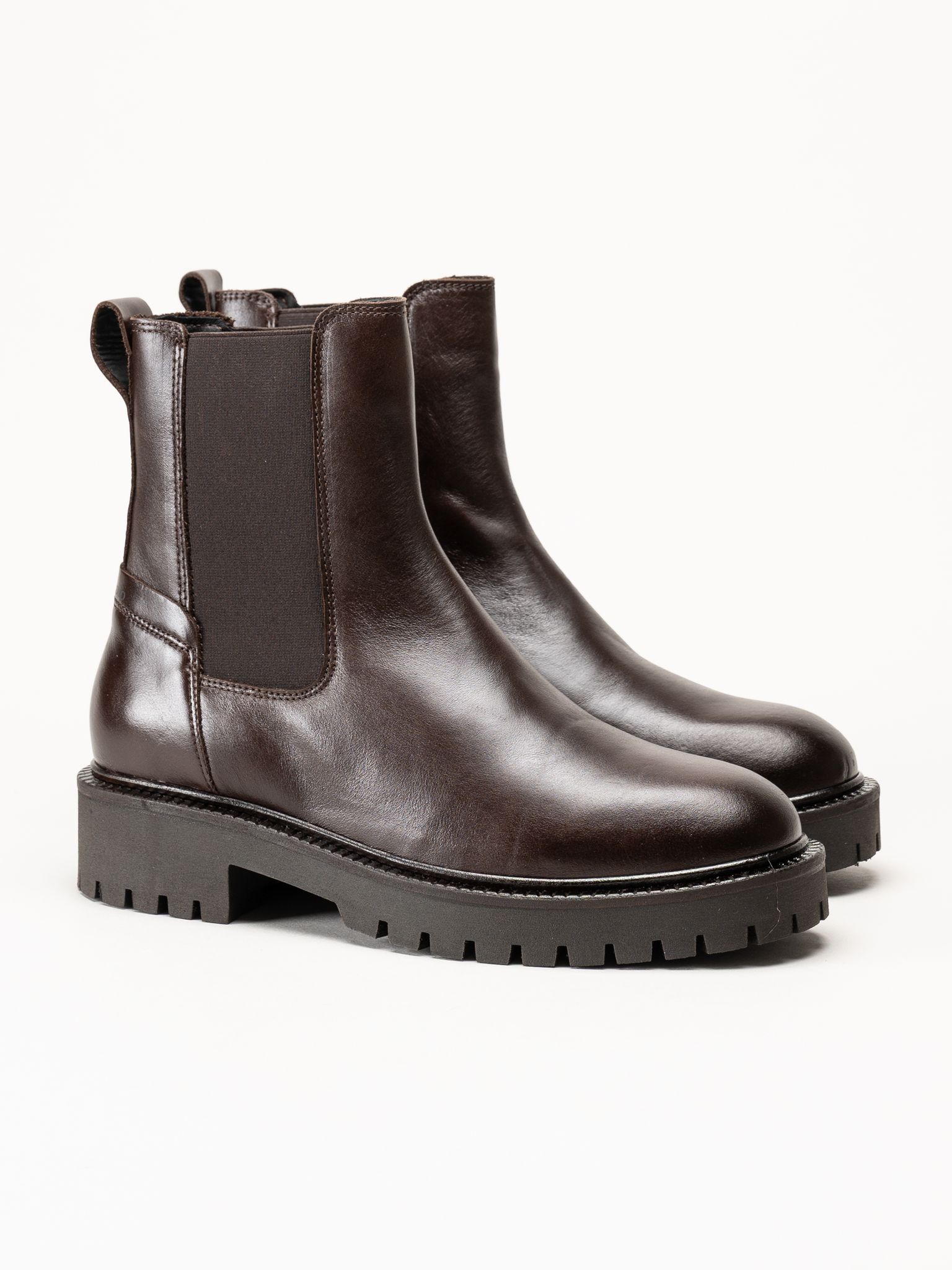Marc O´Polo - Mörkbruna skinnboots