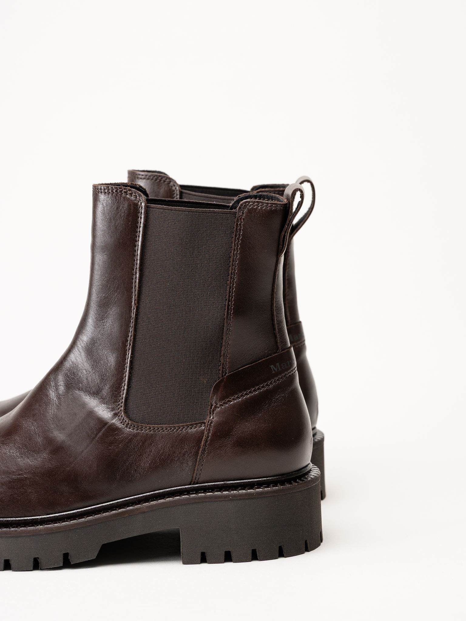 Marc O´Polo - Mörkbruna skinnboots