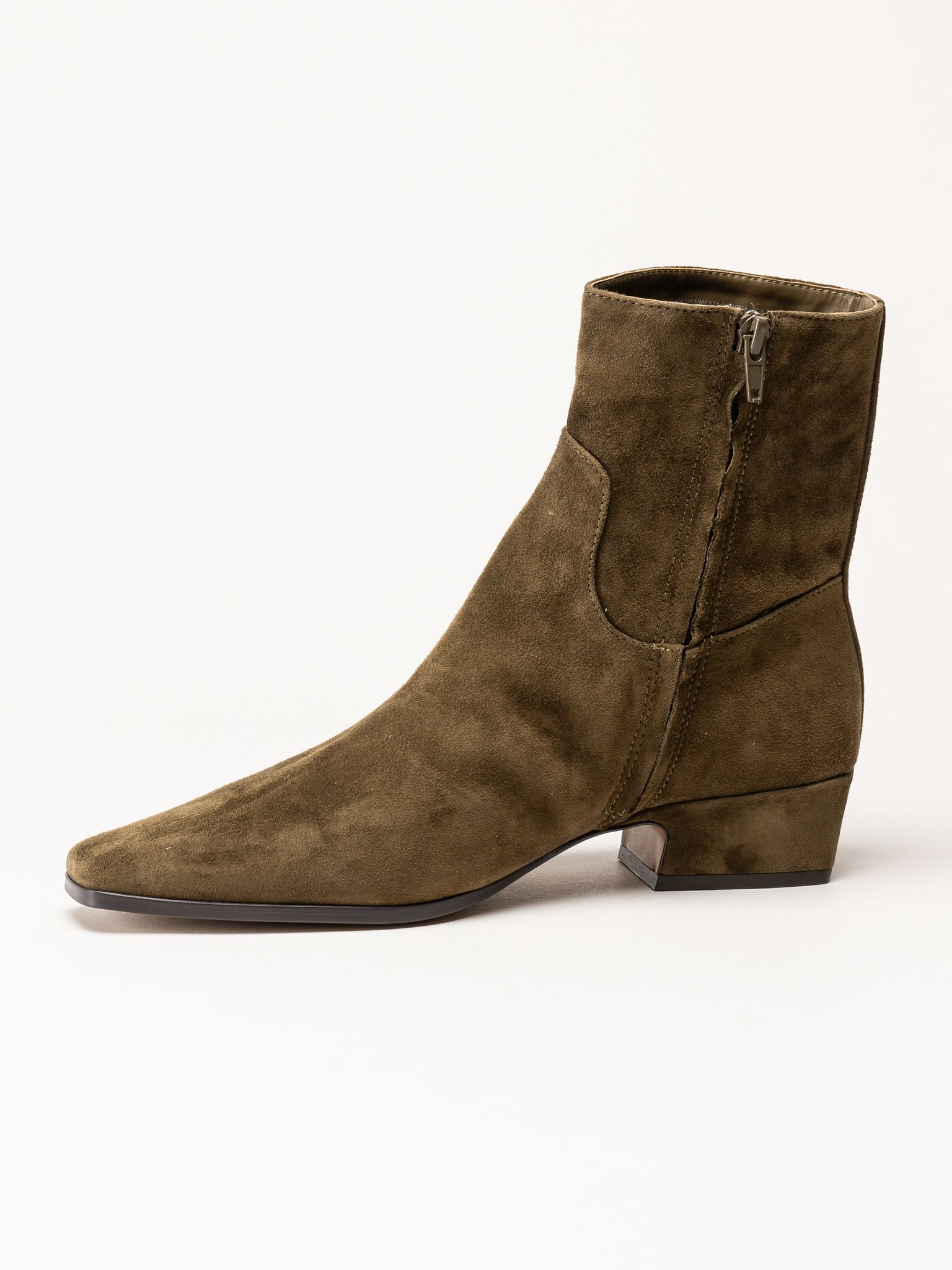 Steve Madden - Dusty - Olivgröna stövletter i mocka