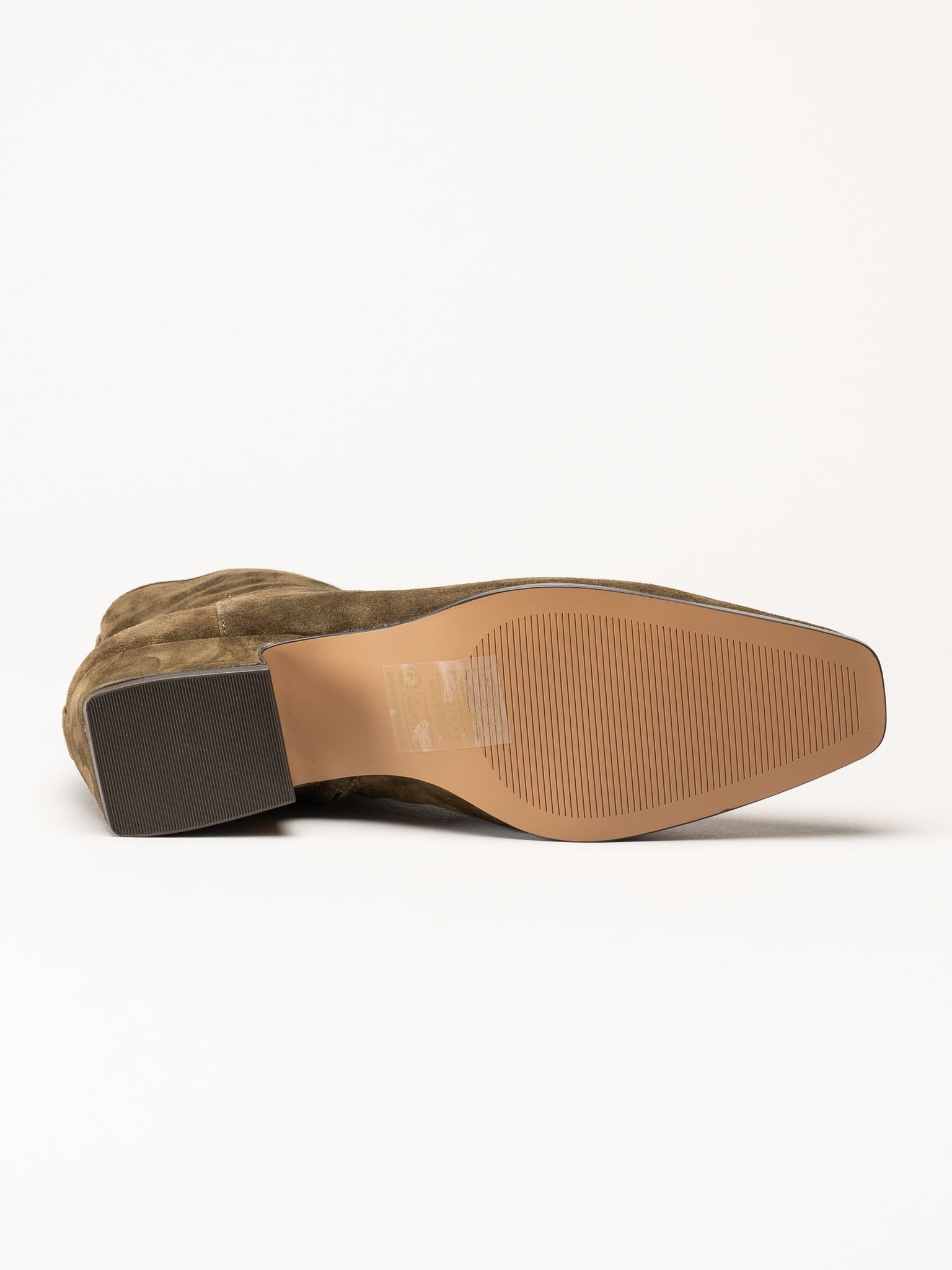Steve Madden - Dusty - Olivgröna stövletter i mocka
