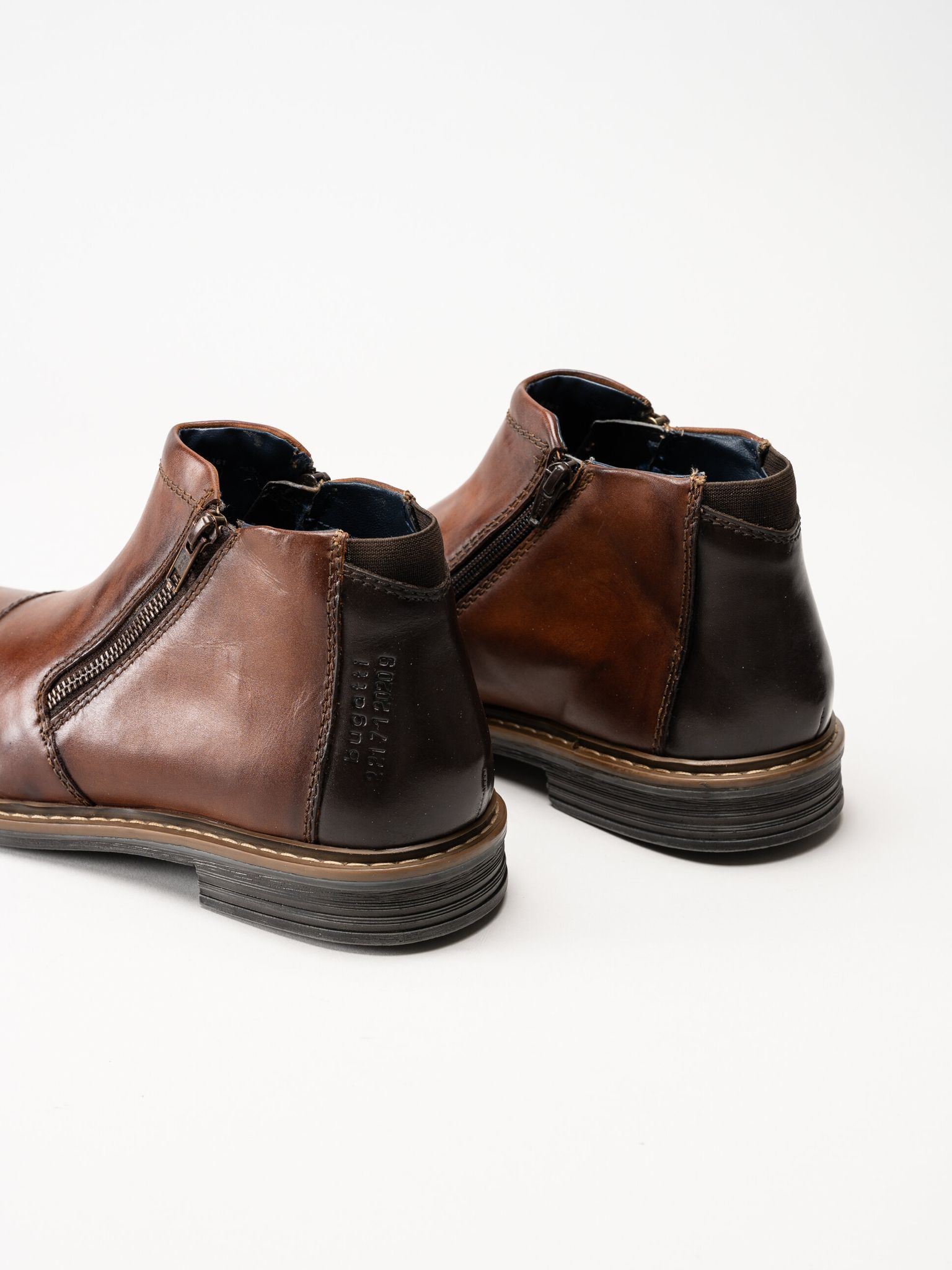 Bugatti - Rigalo Evo - Bruna boots i skinn