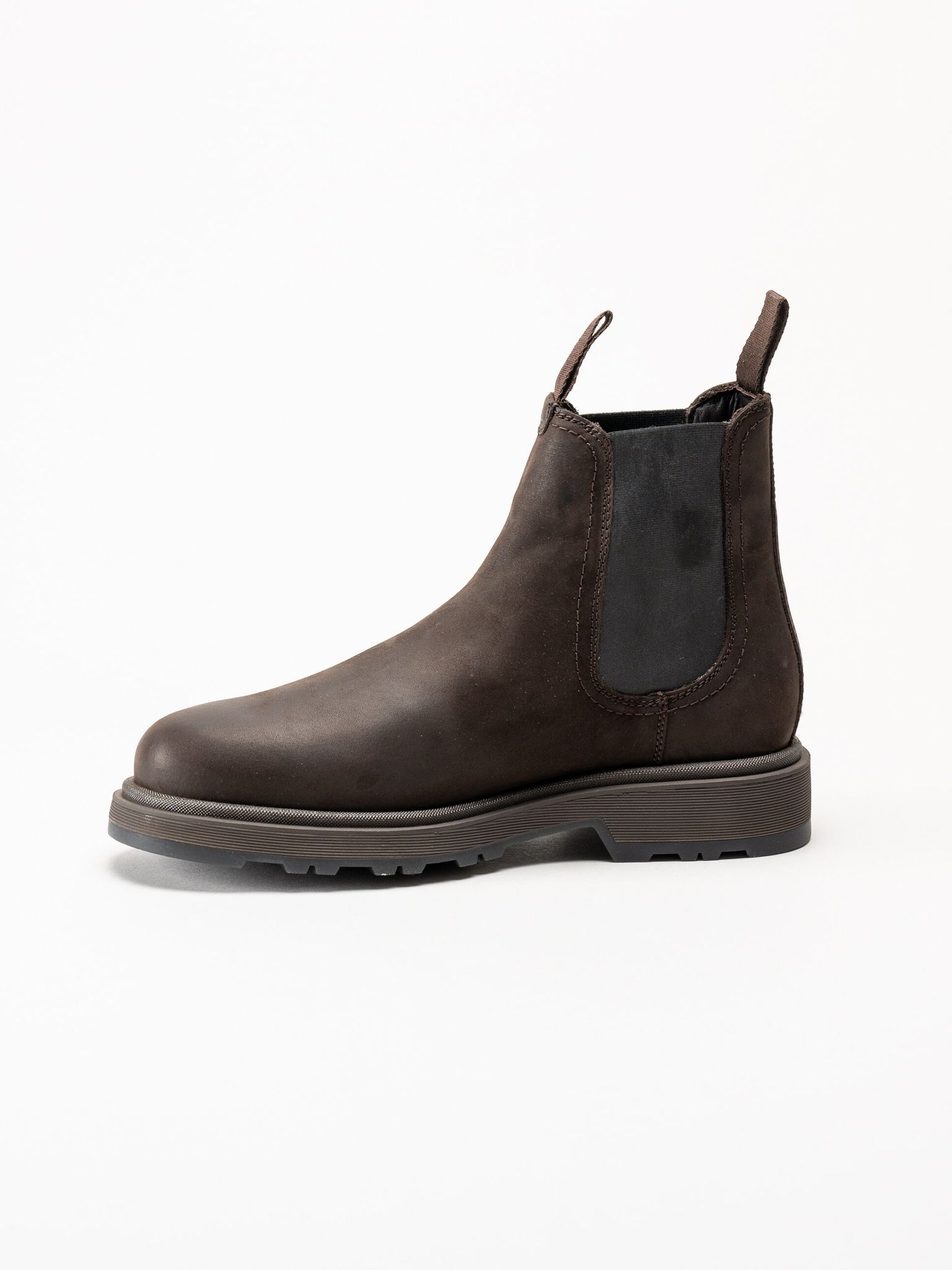 Gant Footwear - Blisdor - Mörkbruna chelsea boots i oljad nubuck