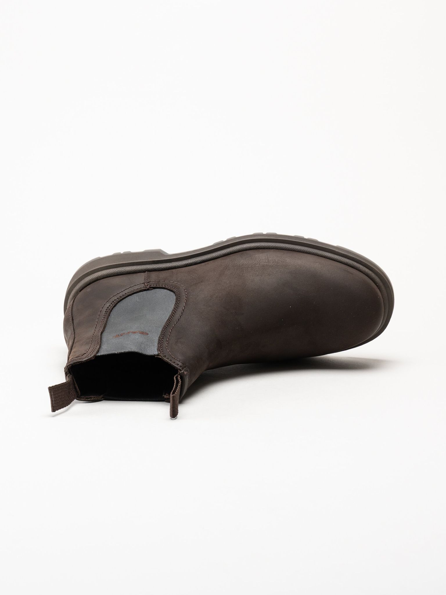 Gant Footwear - Blisdor - Mörkbruna chelsea boots i oljad nubuck