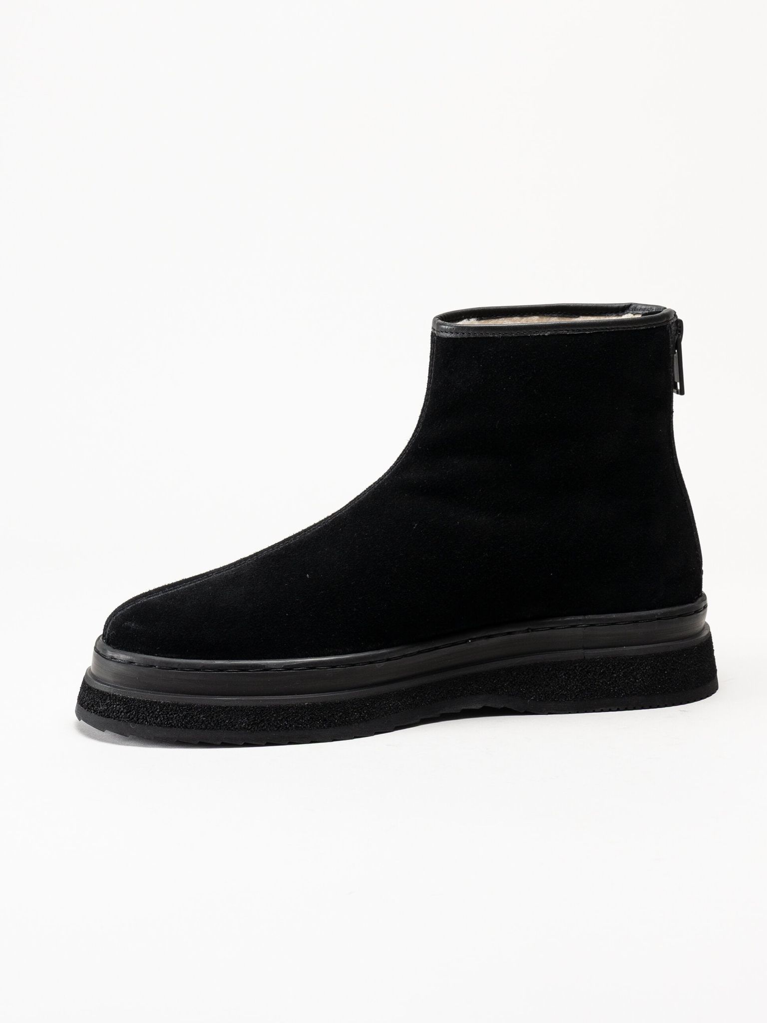Gant Footwear - Blistown - Svarta varmfodrade boots i mocka