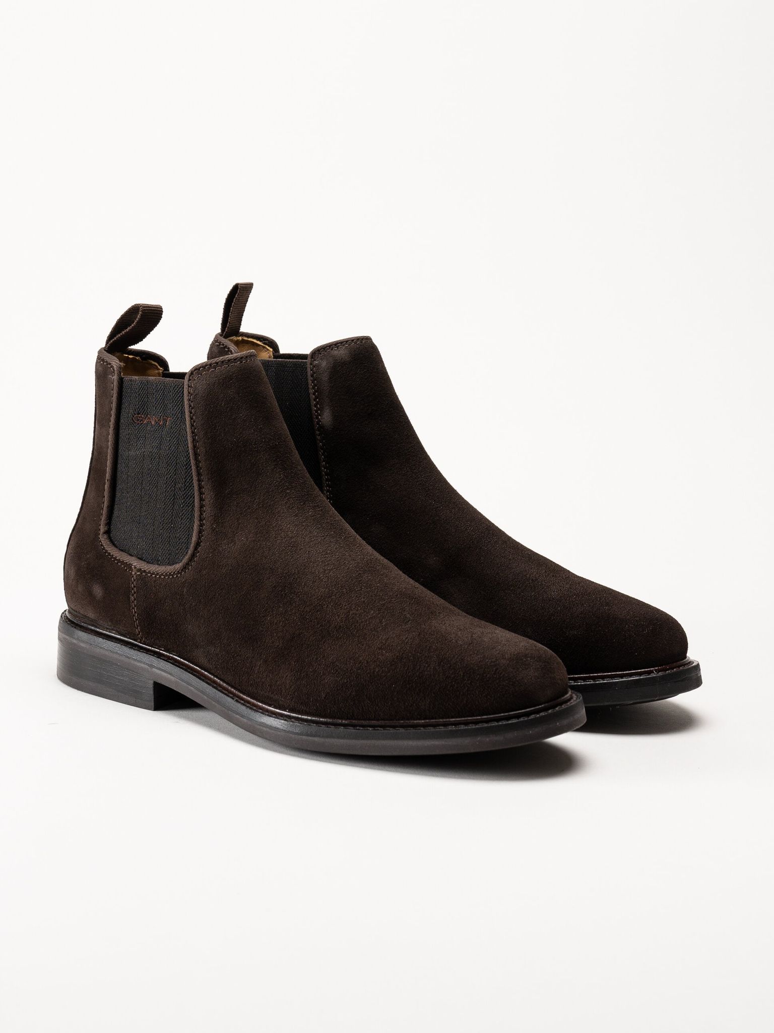 Gant Footwear - St Fairkon Chelsea Boot - Mörkbruna chelsea boots i mocka