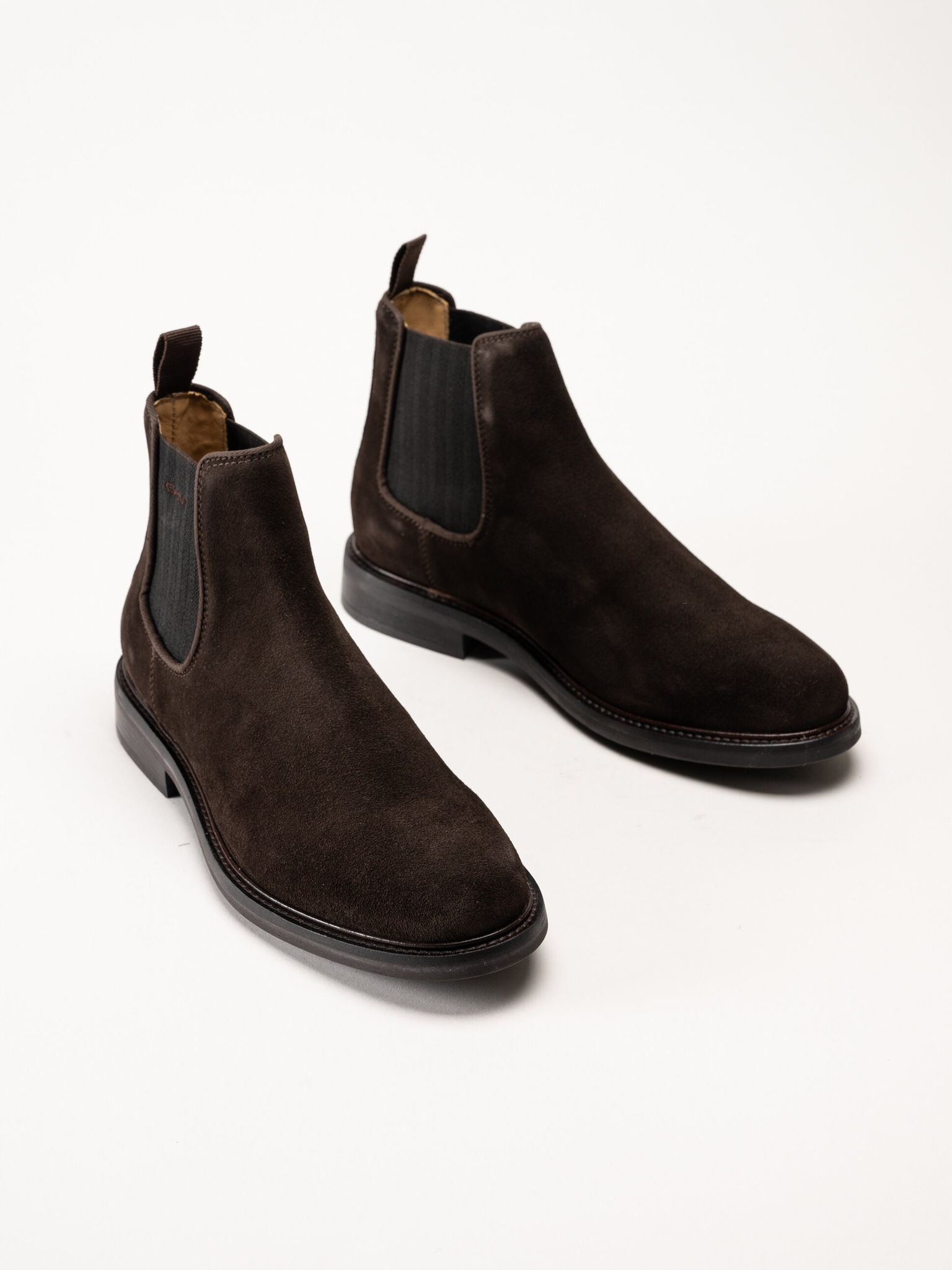 Gant Footwear - St Fairkon Chelsea Boot - Mörkbruna chelsea boots i mocka