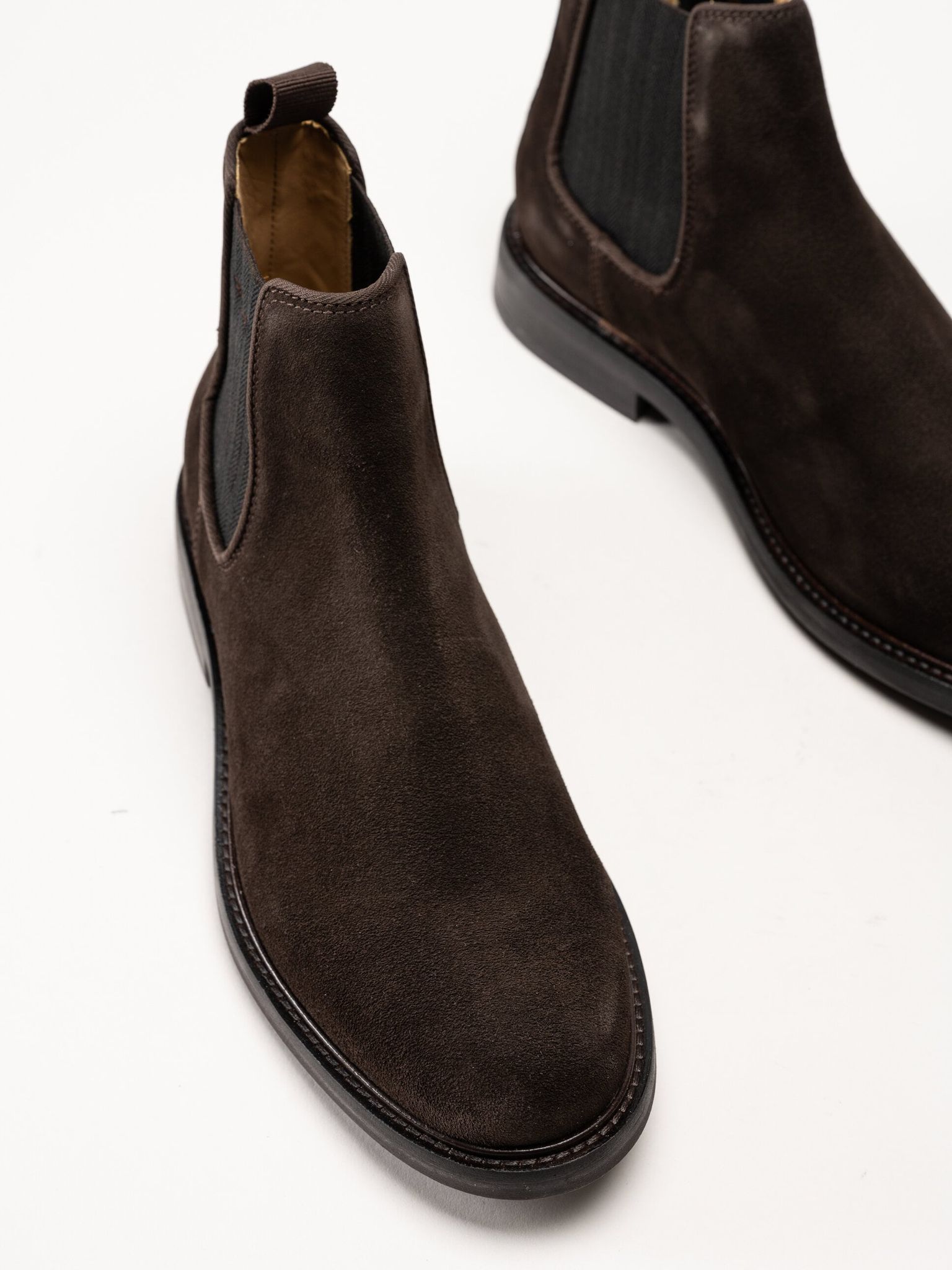 Gant Footwear - St Fairkon Chelsea Boot - Mörkbruna chelsea boots i mocka
