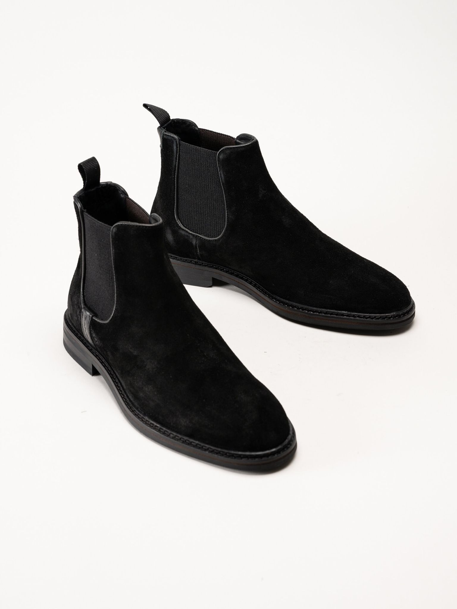 Gant Footwear - Bidford Chelsea Boot - Svarta chelsea boots i mocka
