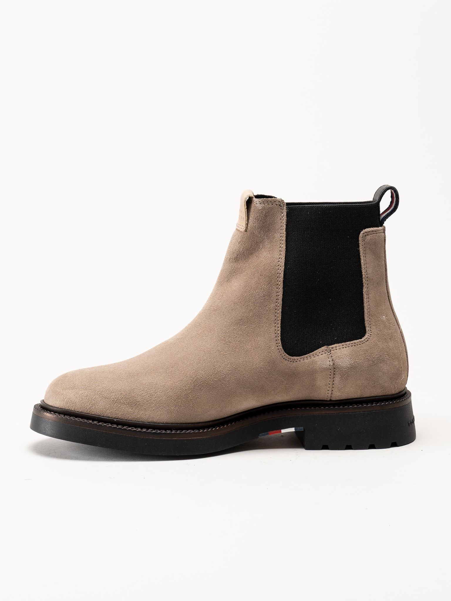 Tommy Hilfiger - Hilfiger Comfort Lwt Sde Chel - Beige chelsea boots i mocka