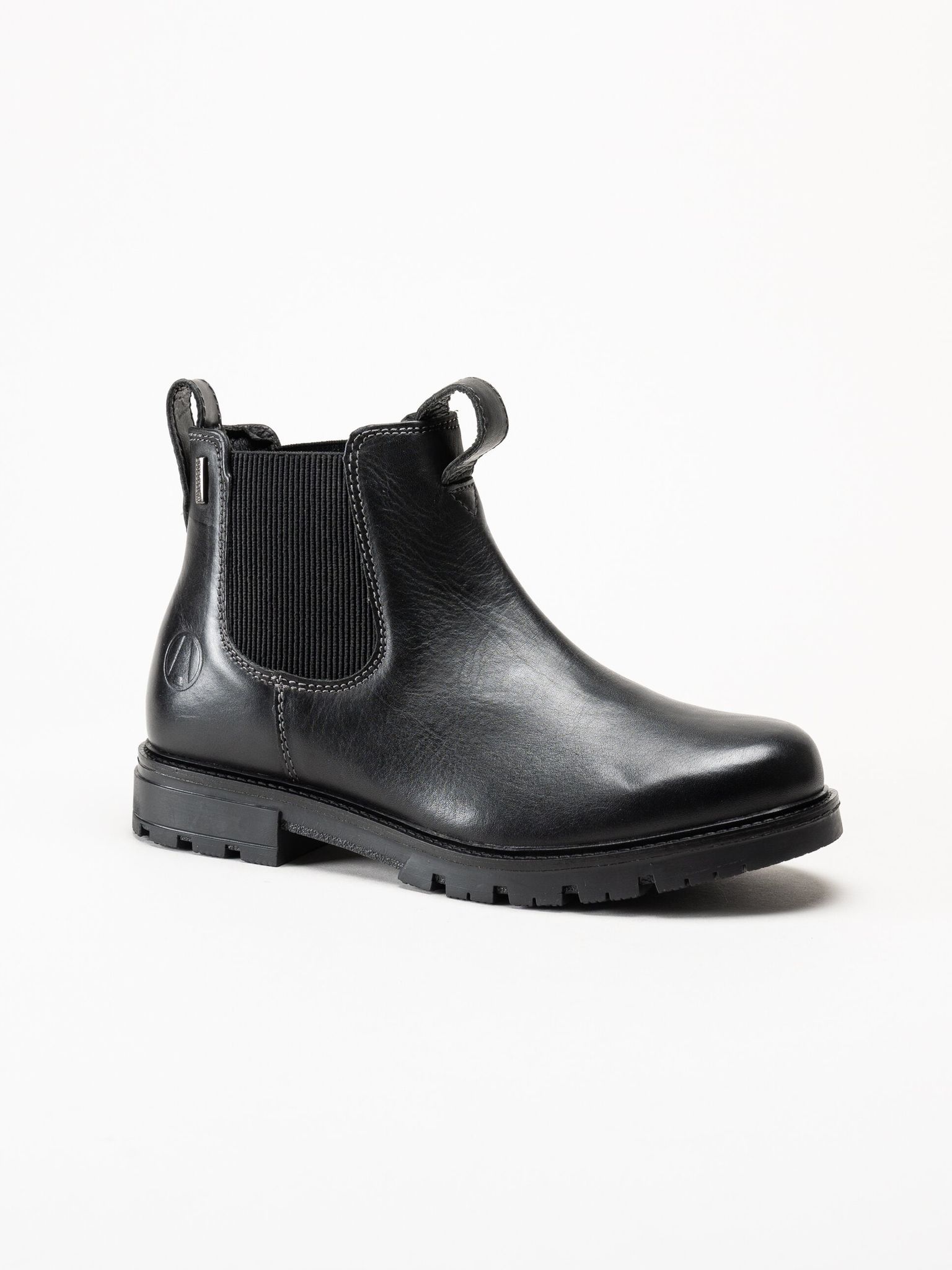 Axelda - Treviso WP - Svarta chelsea boots i skinn
