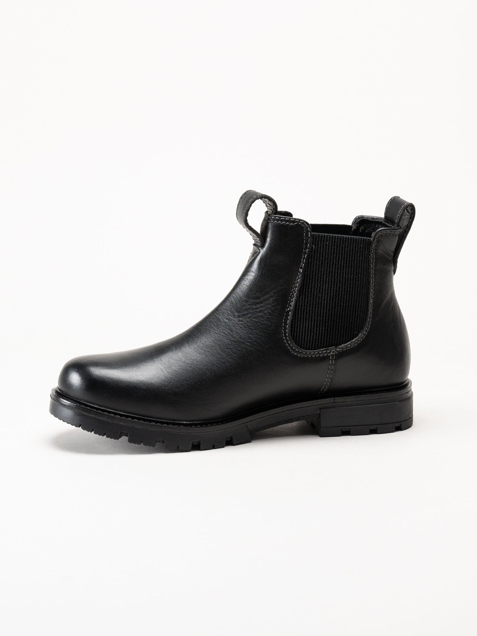 Axelda - Treviso WP - Svarta chelsea boots i skinn