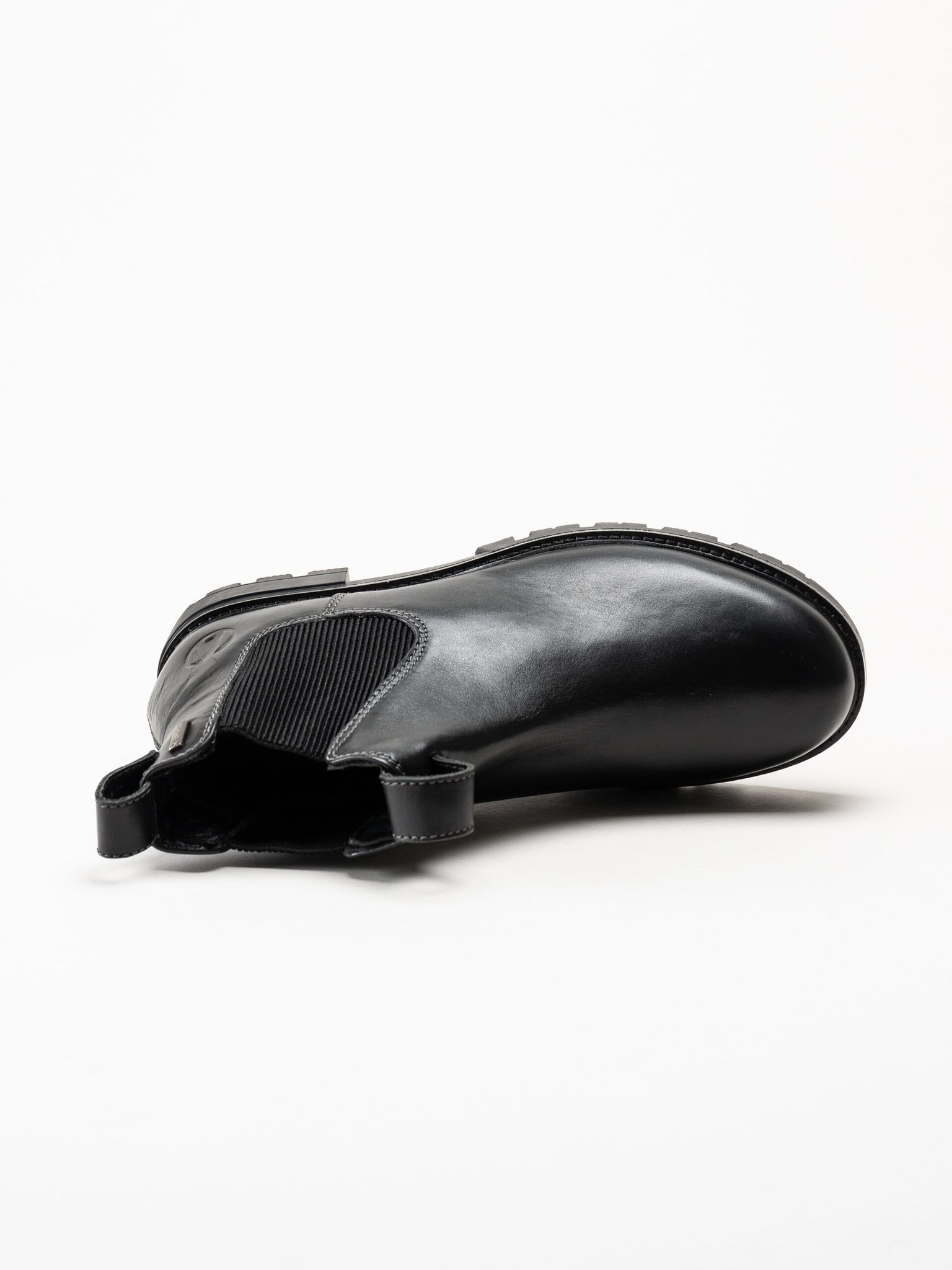 Axelda - Treviso WP - Svarta chelsea boots i skinn