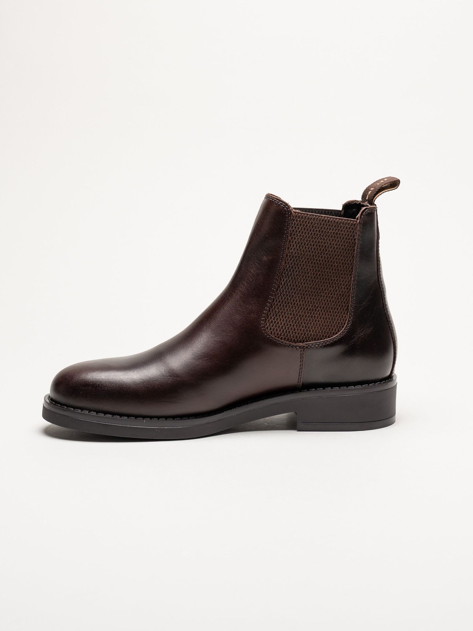 Gant Footwear - Prepdale - Mörkbruna Chelsea boots i skinn