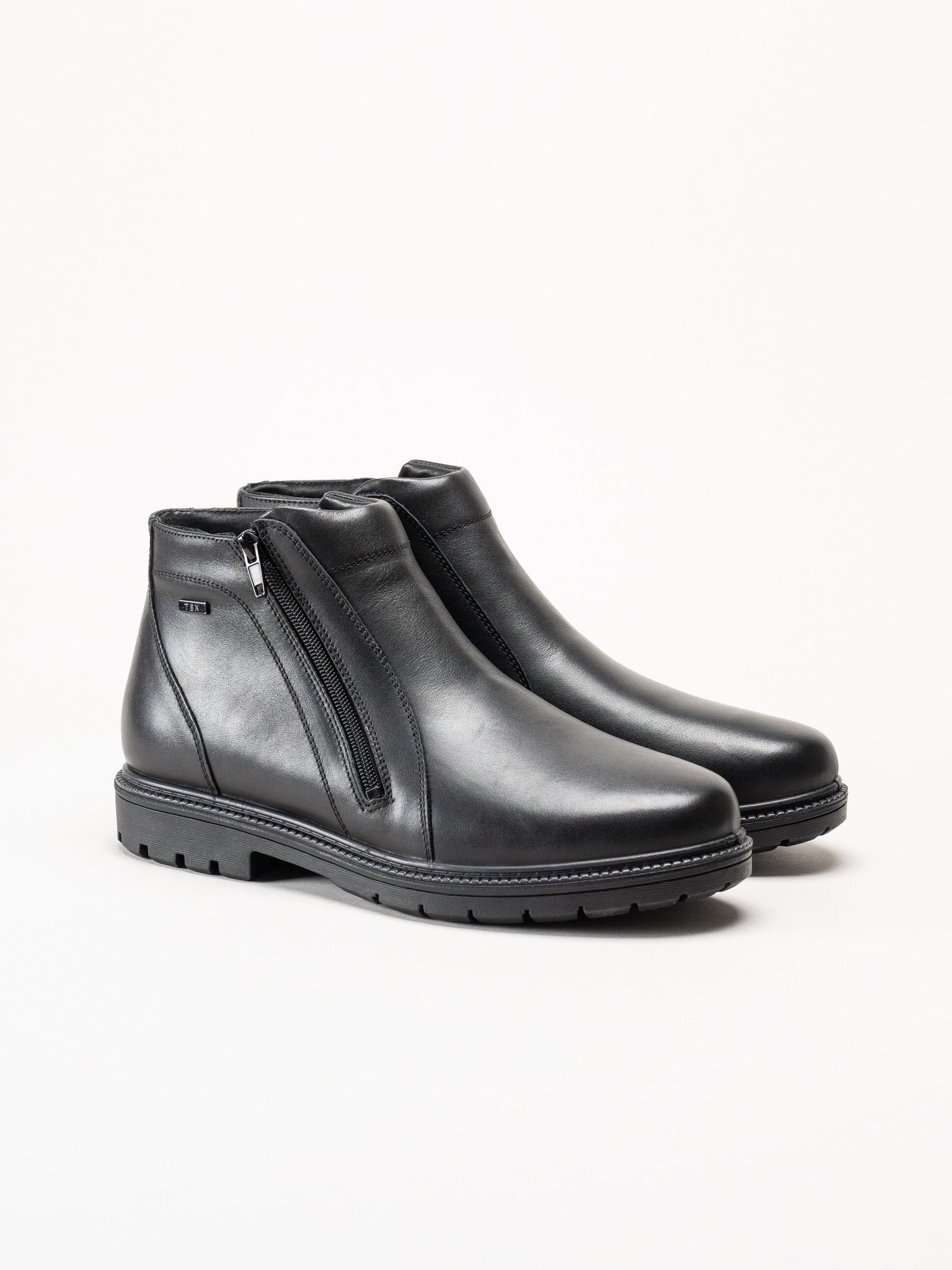 G Comfort - Svarta fårskinnsfodrade boots