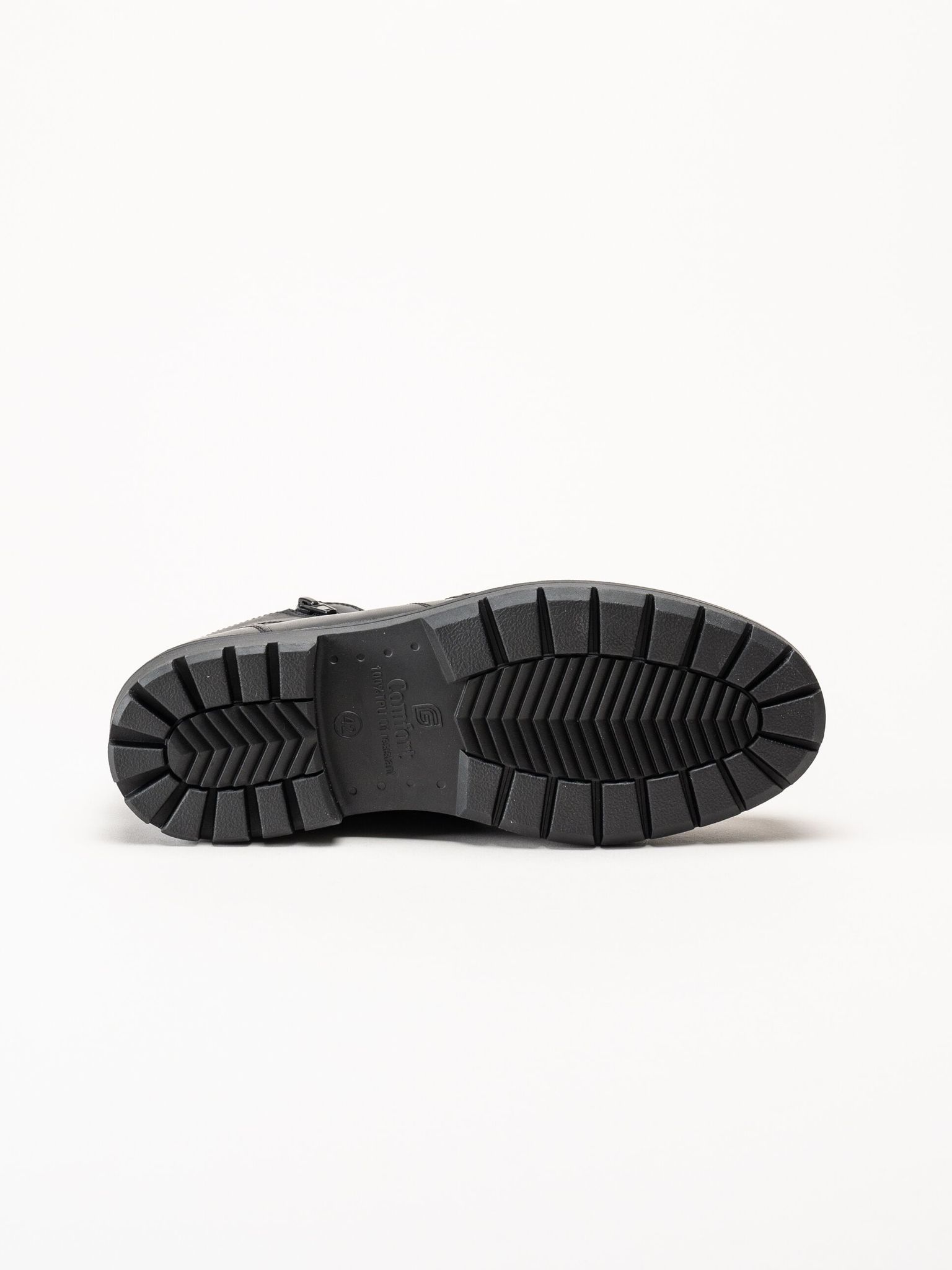 G Comfort - Svarta fårskinnsfodrade boots