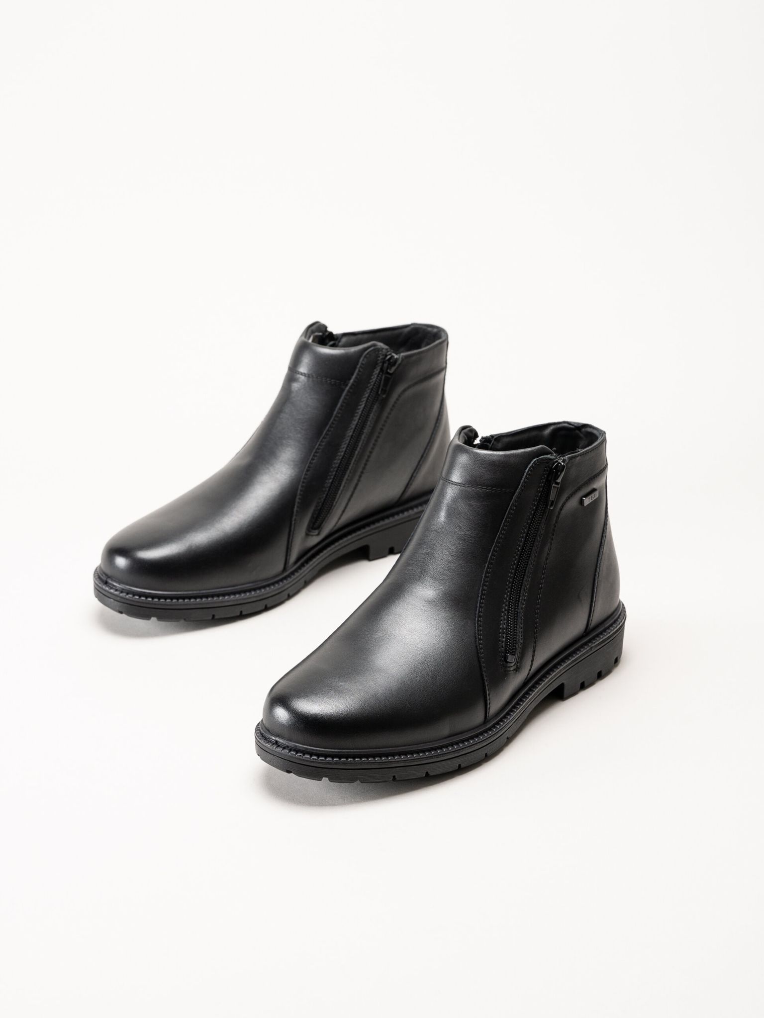 G Comfort - Svarta fårskinnsfodrade boots