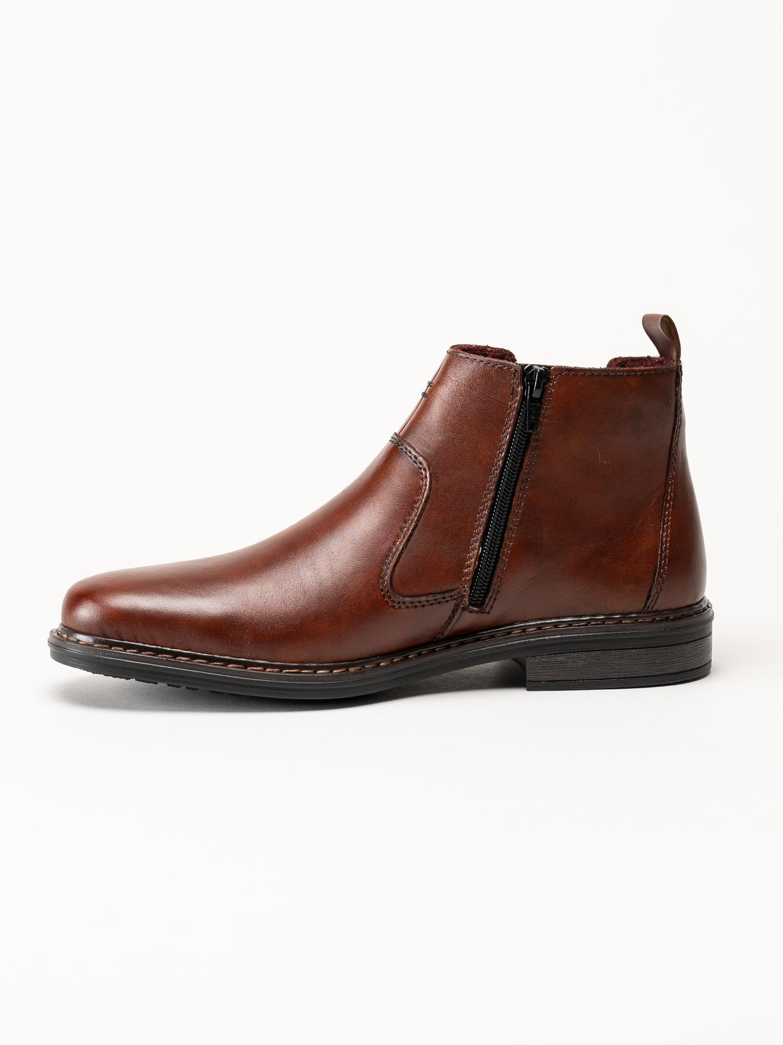 Rieker - Ljusbruna fodrade chelsea boots