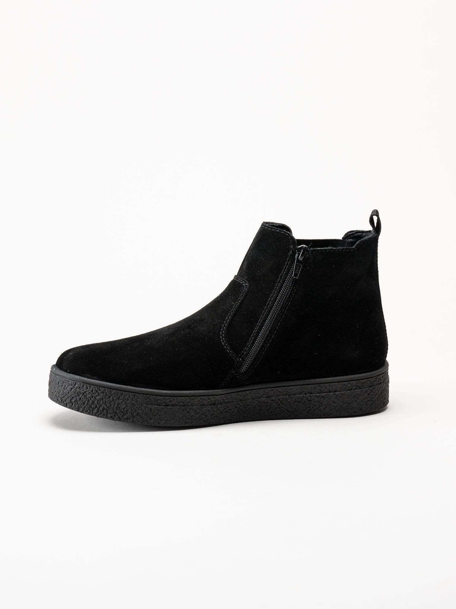 Rieker - Svarta fodrade mockaboots