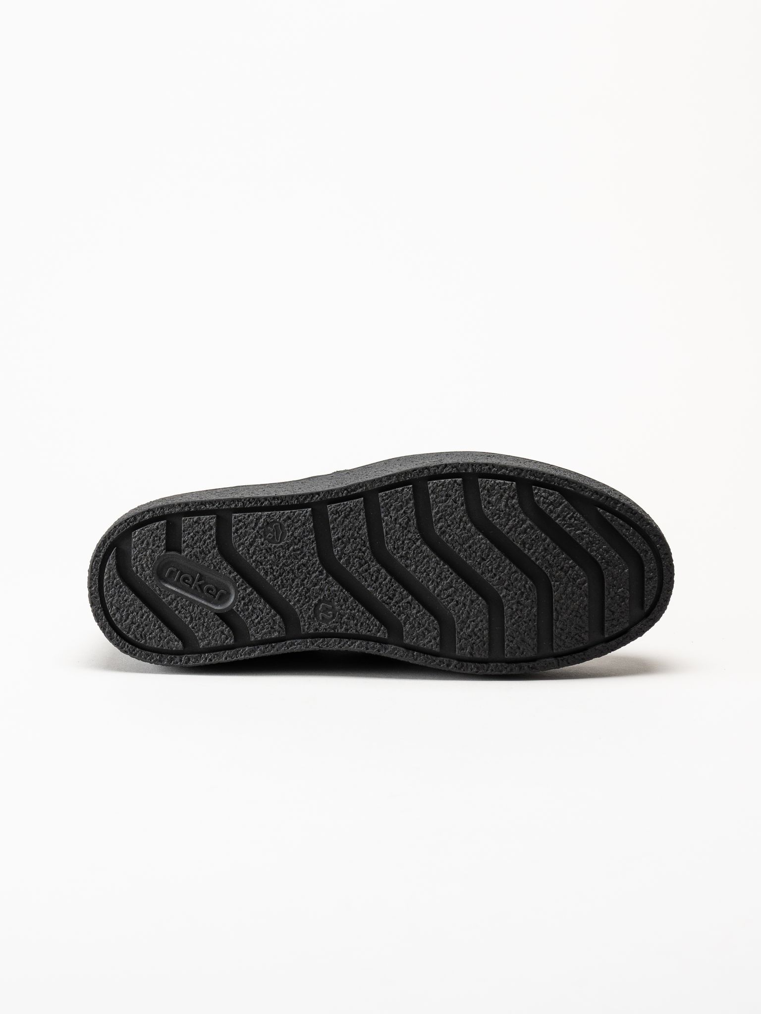 Rieker - Svarta fodrade mockaboots