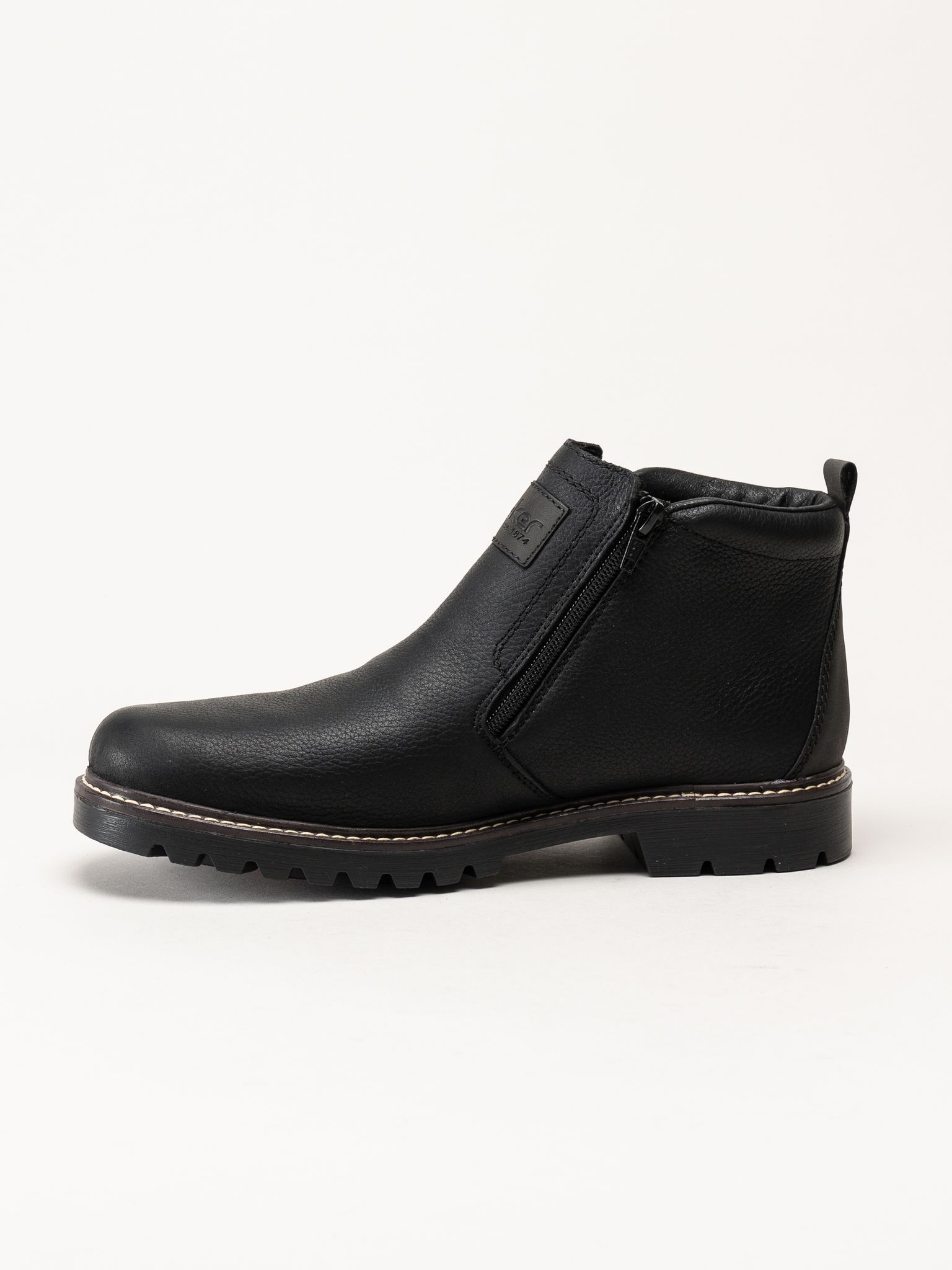 Rieker - Svarta fodrade boots