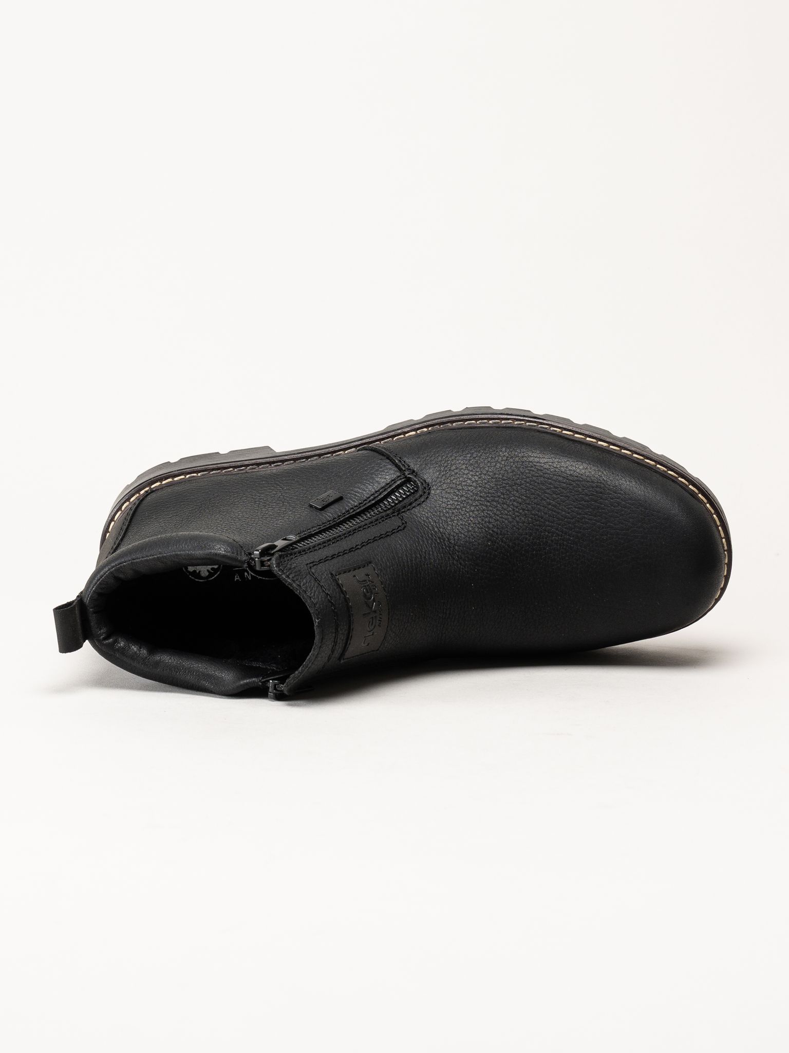 Rieker - Svarta fodrade boots