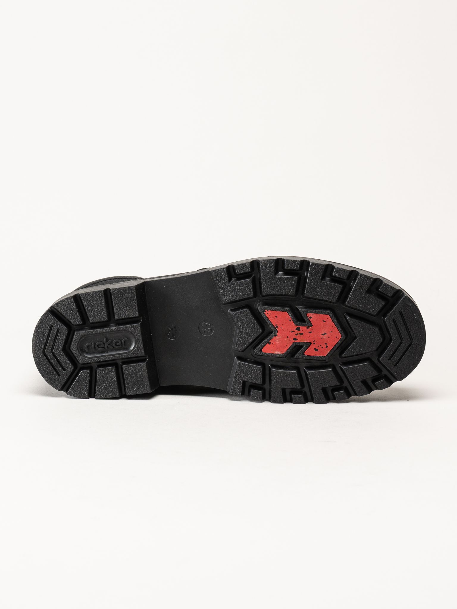 Rieker - Svarta fodrade boots
