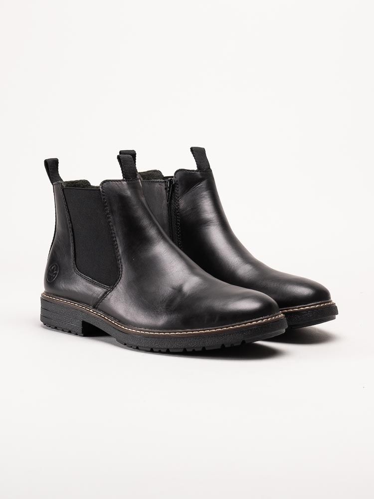 Rieker - Svarta fodrade boots