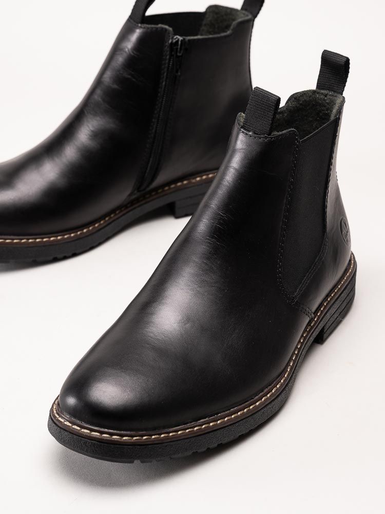 Rieker - Svarta fodrade boots