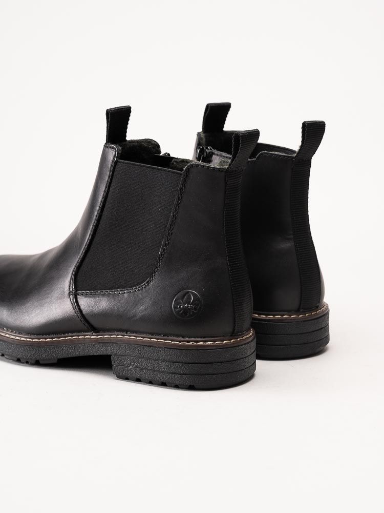 Rieker - Svarta fodrade boots
