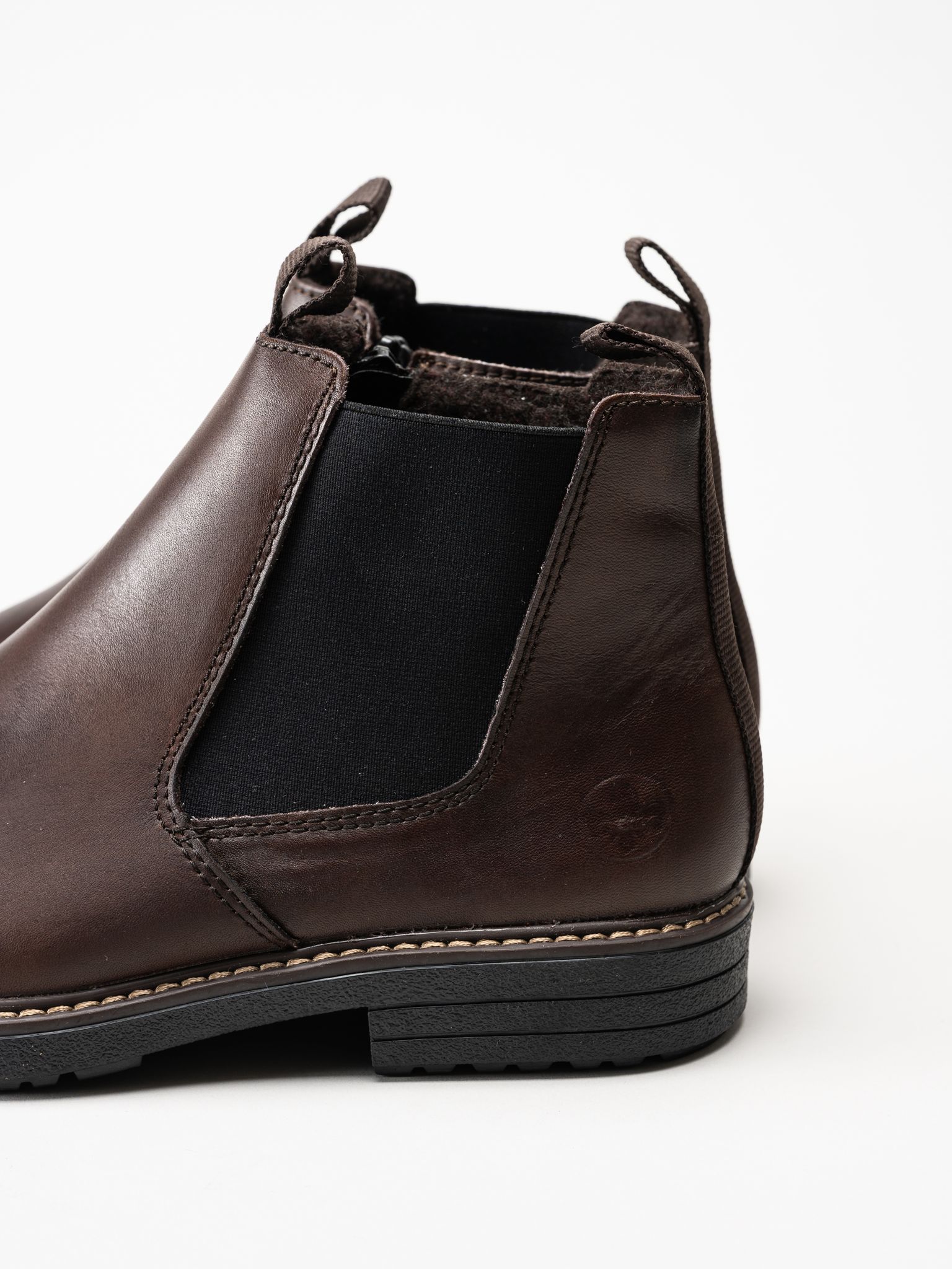 Rieker - Mörkbruna fodrade boots