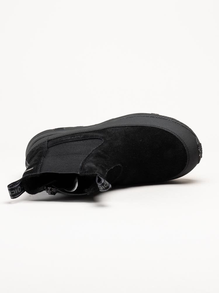 Icebug - Boda Mens BUGrip - Svarta chelsea boots i mocka