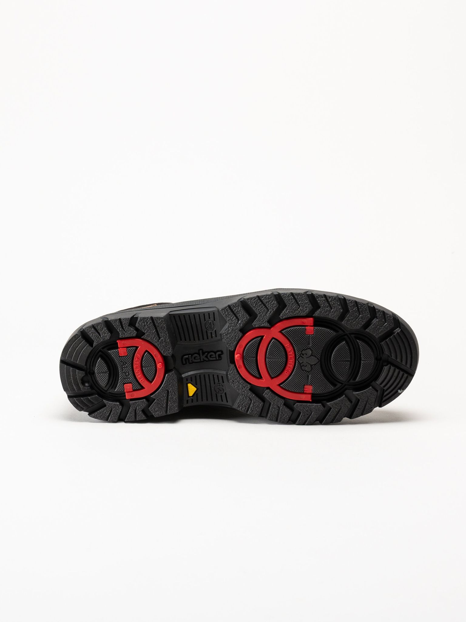 Rieker - Bruna broddkängor i oljad nubuck