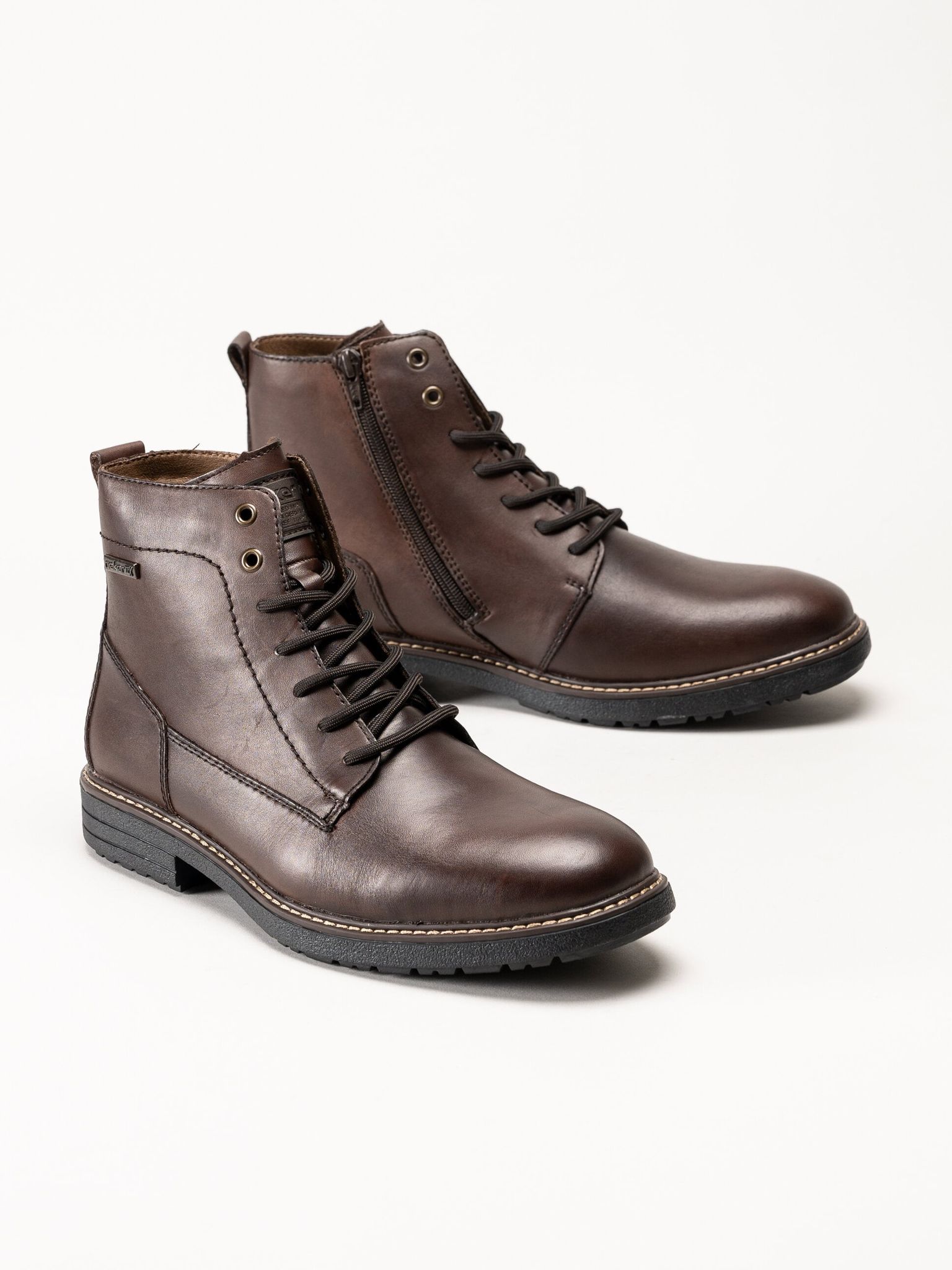 Rieker - Bruna fodrade kängor