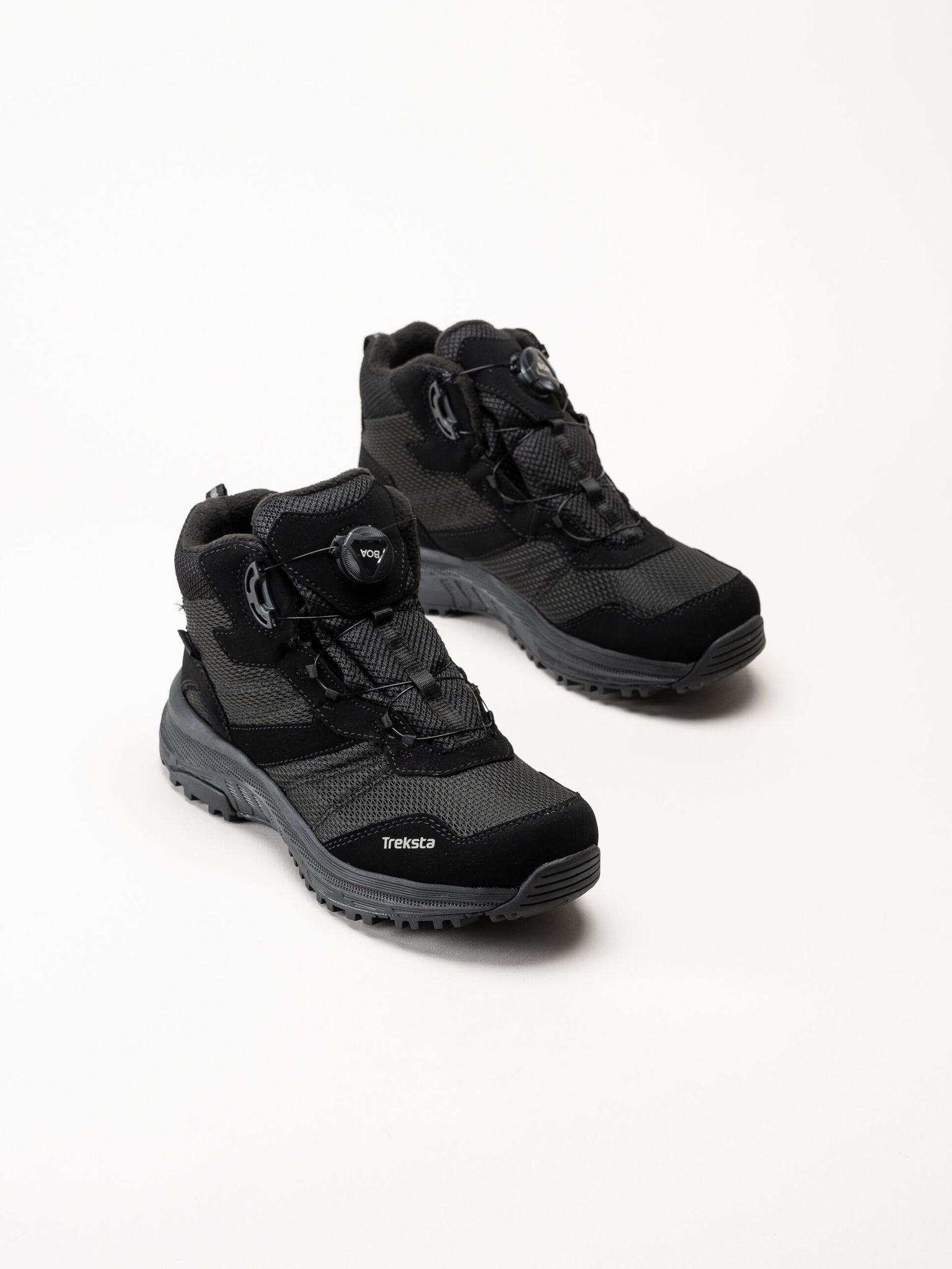 Treksta - Polar Mid Htx - Svarta fodrade kängor