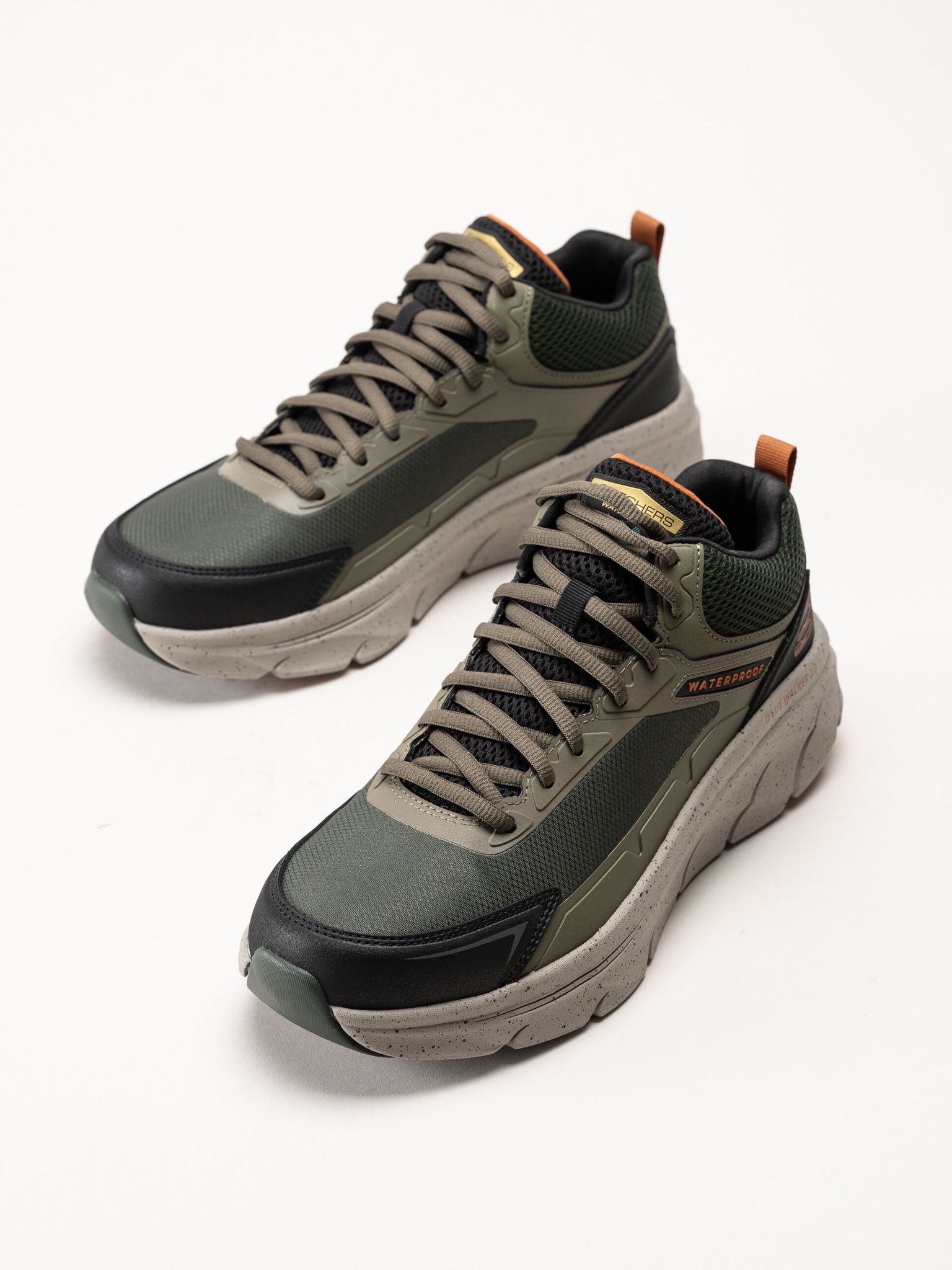 Skechers - DLux Walker 2.0 - Grailo - Gröna vattentäta promenadskor