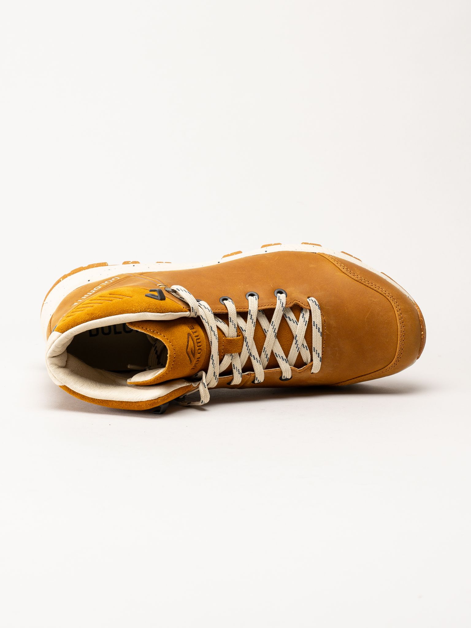 Dolomite - Carezza Nabuk Mid Lt Ms - Gula promenadkängor i nubuck och mocka