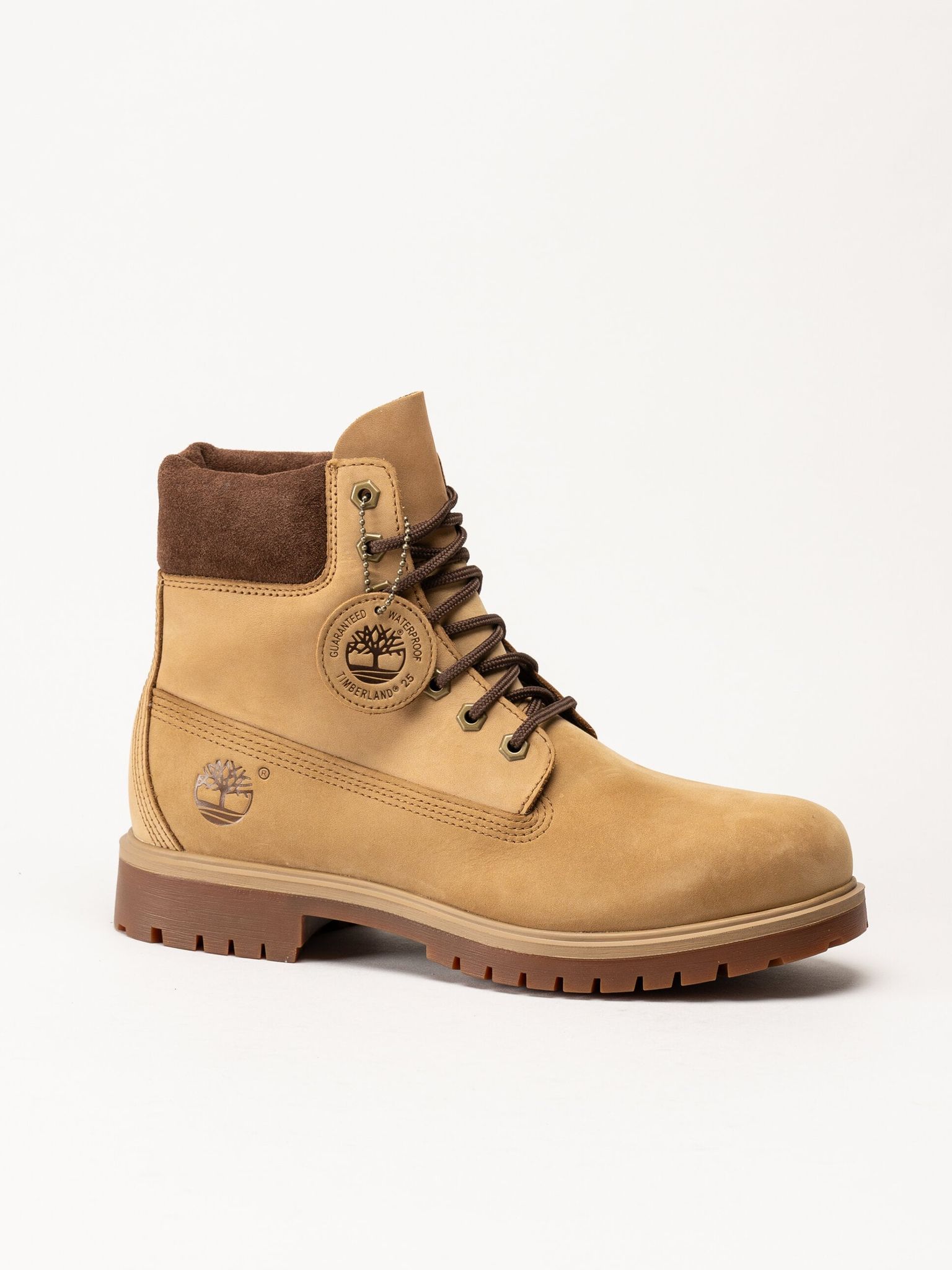 Timberland - Timberland 25 - Ljusbruna snörkängor i nubuck
